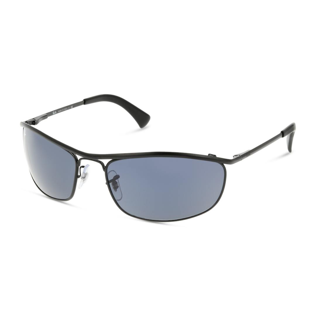Ray-Ban RB3119 Lunettes de Soleil Homme - Ovale Noir - Possibilité de verres correcteurs - Adaptable