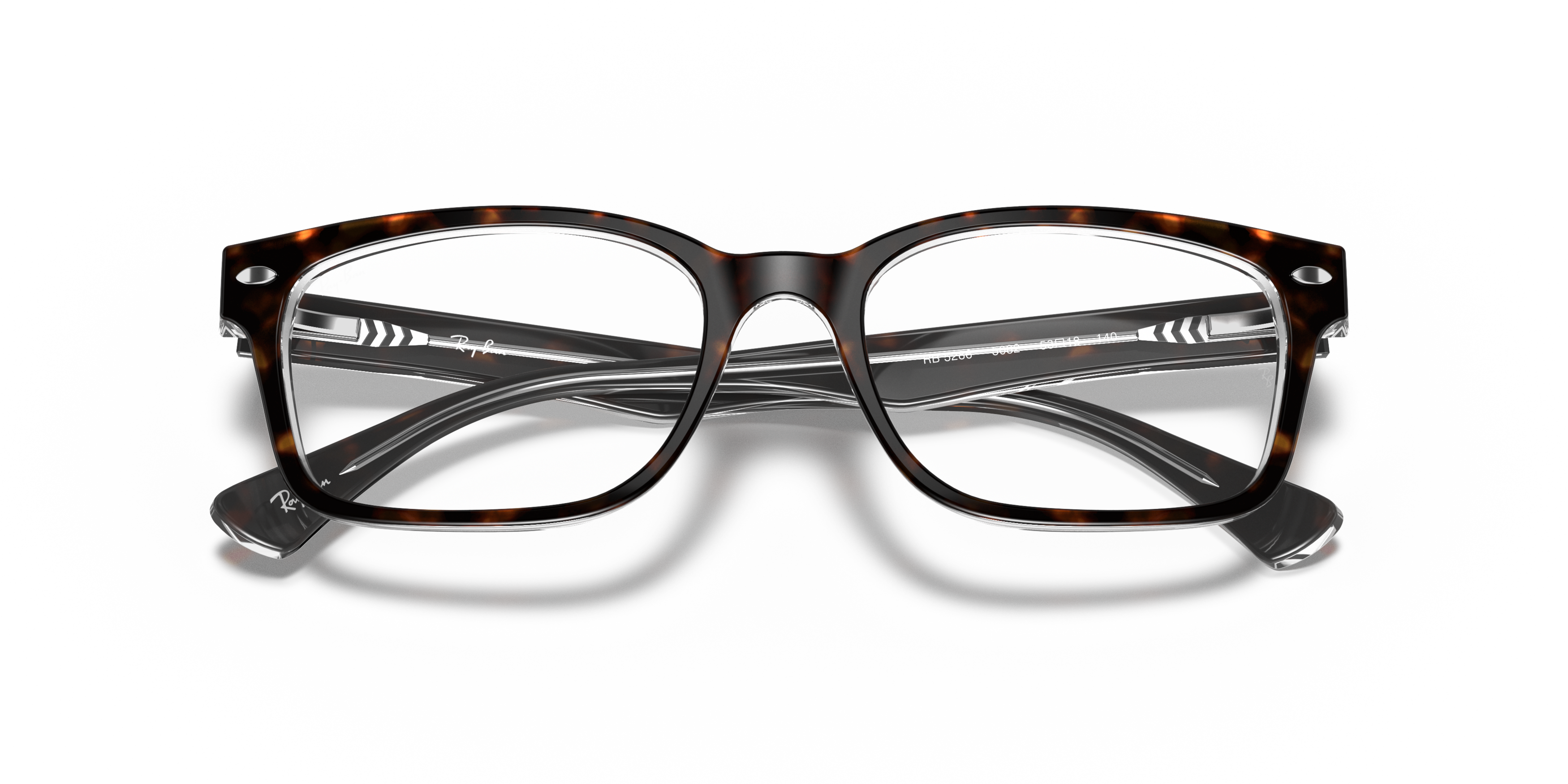 Folded Ray-Ban RX 5286 Glasses Transparent / Tortoise Shell