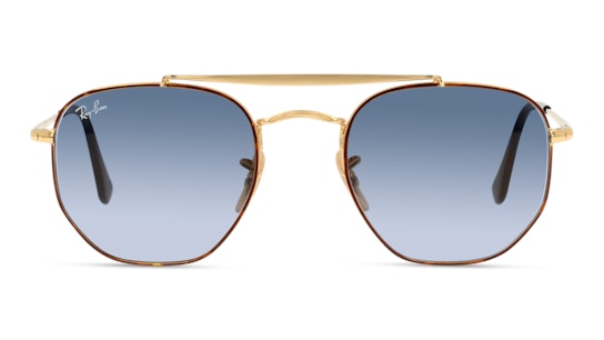 Ray-Ban The Marshal RB3648 91023M Blauw / Goud, Bruin