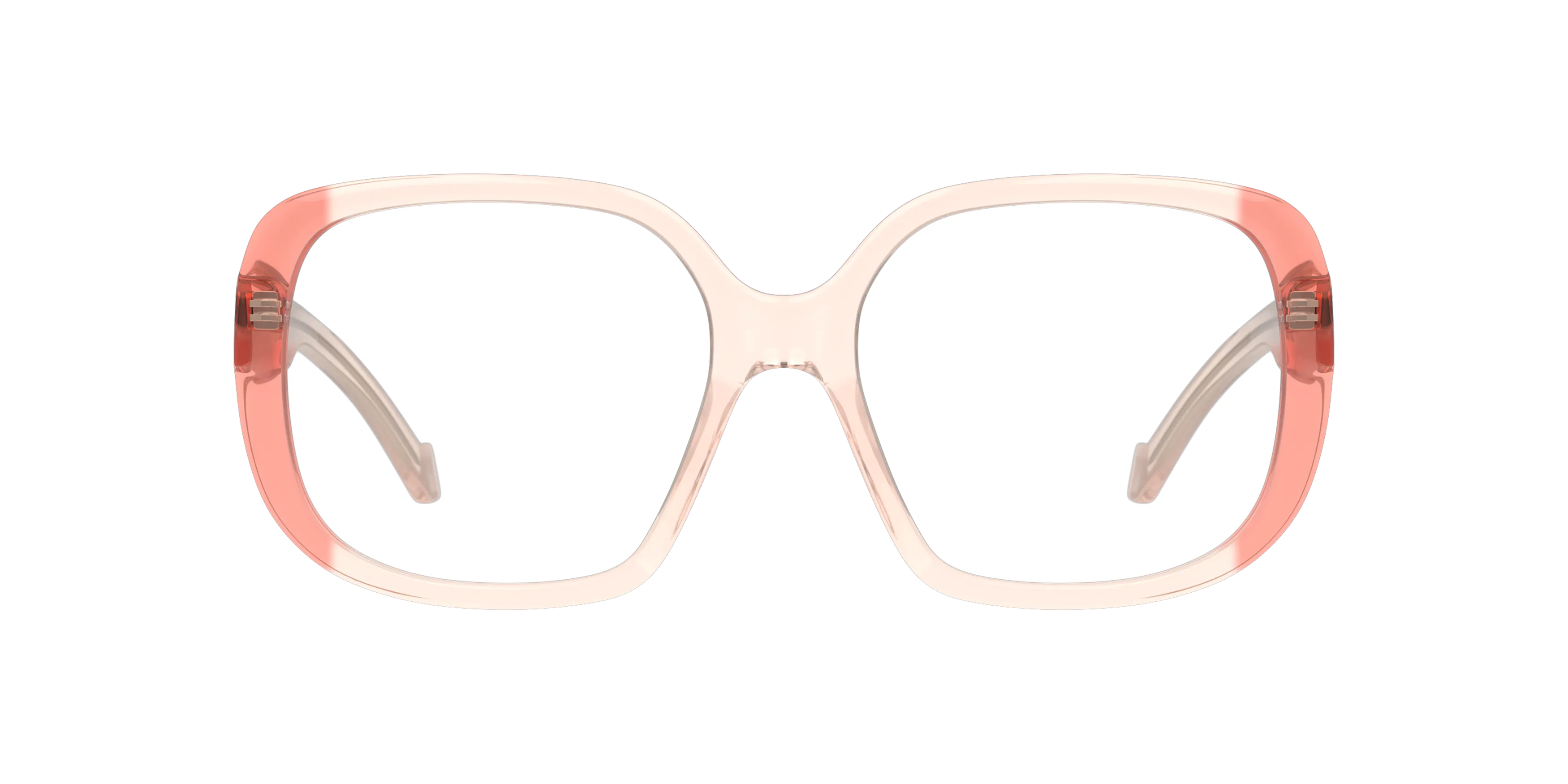 Bouton 250-12 Women's Bifocal Safety Glasses - Pink Temple Clear Anti-Fog Lens +1.5 To +2.75