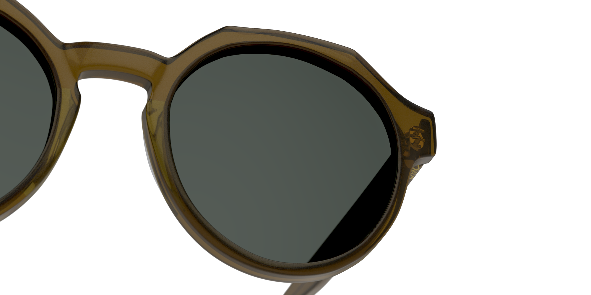 Detail01 DbyD Bio-Acetate DB SU5003 Sunglasses Green / Brown