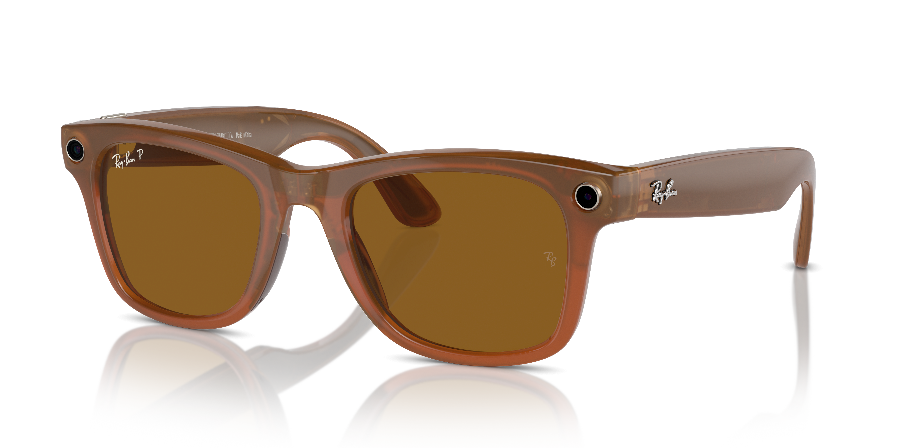 [products.image.angle_left01] Ray-Ban Meta Wayfarer Smart Glasses RW4008 670683