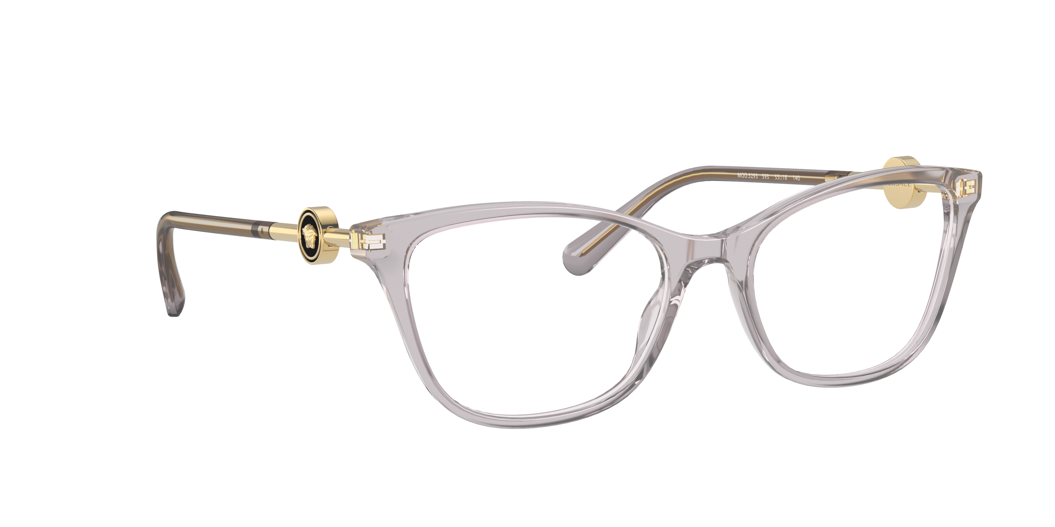 Angle_Right01 Versace VE 3293 Glasses Transparent / Transparent, Grey