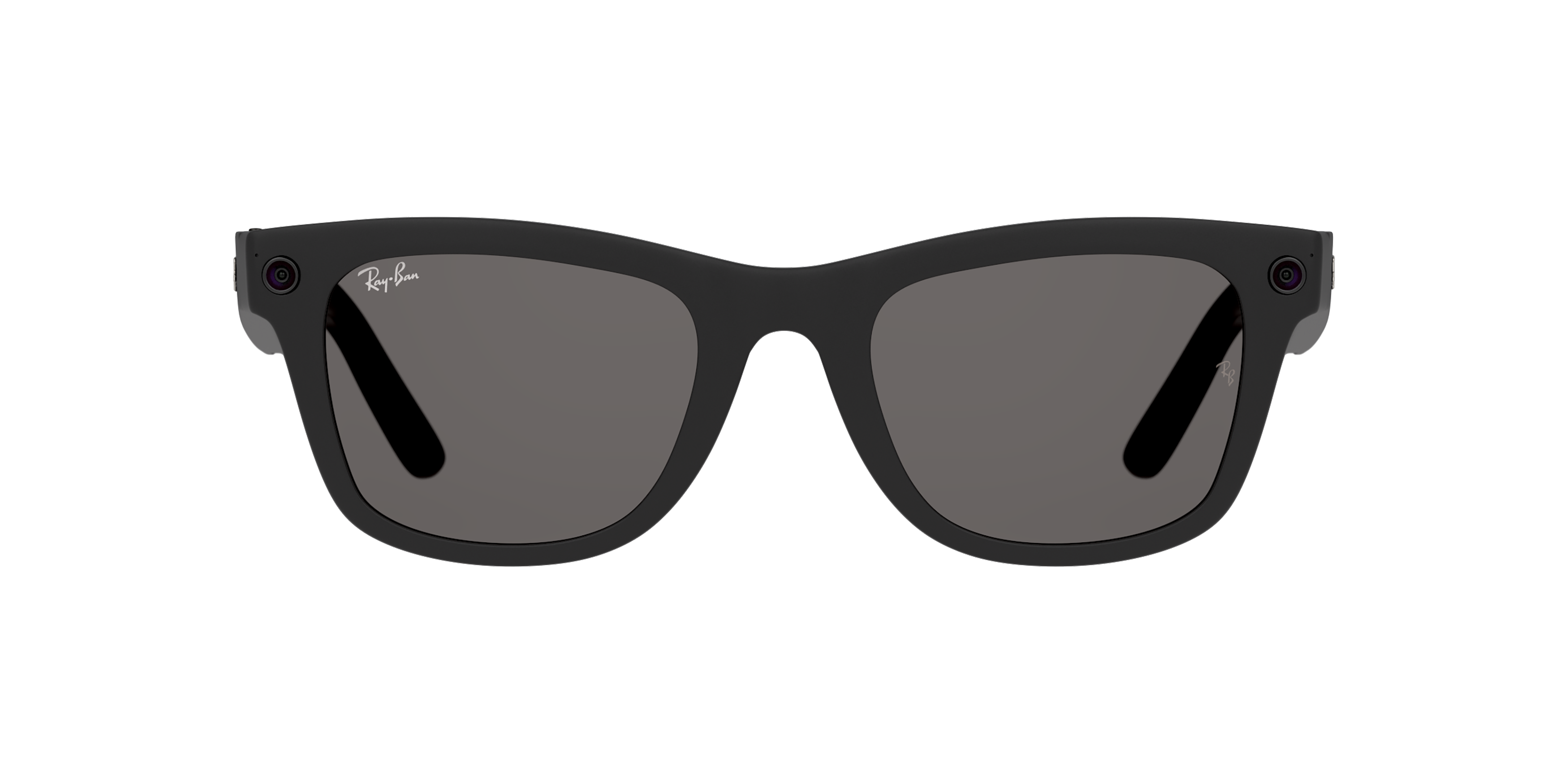 Front Ray Ban Wearables 0RW4004 601S87 Gris / Negro