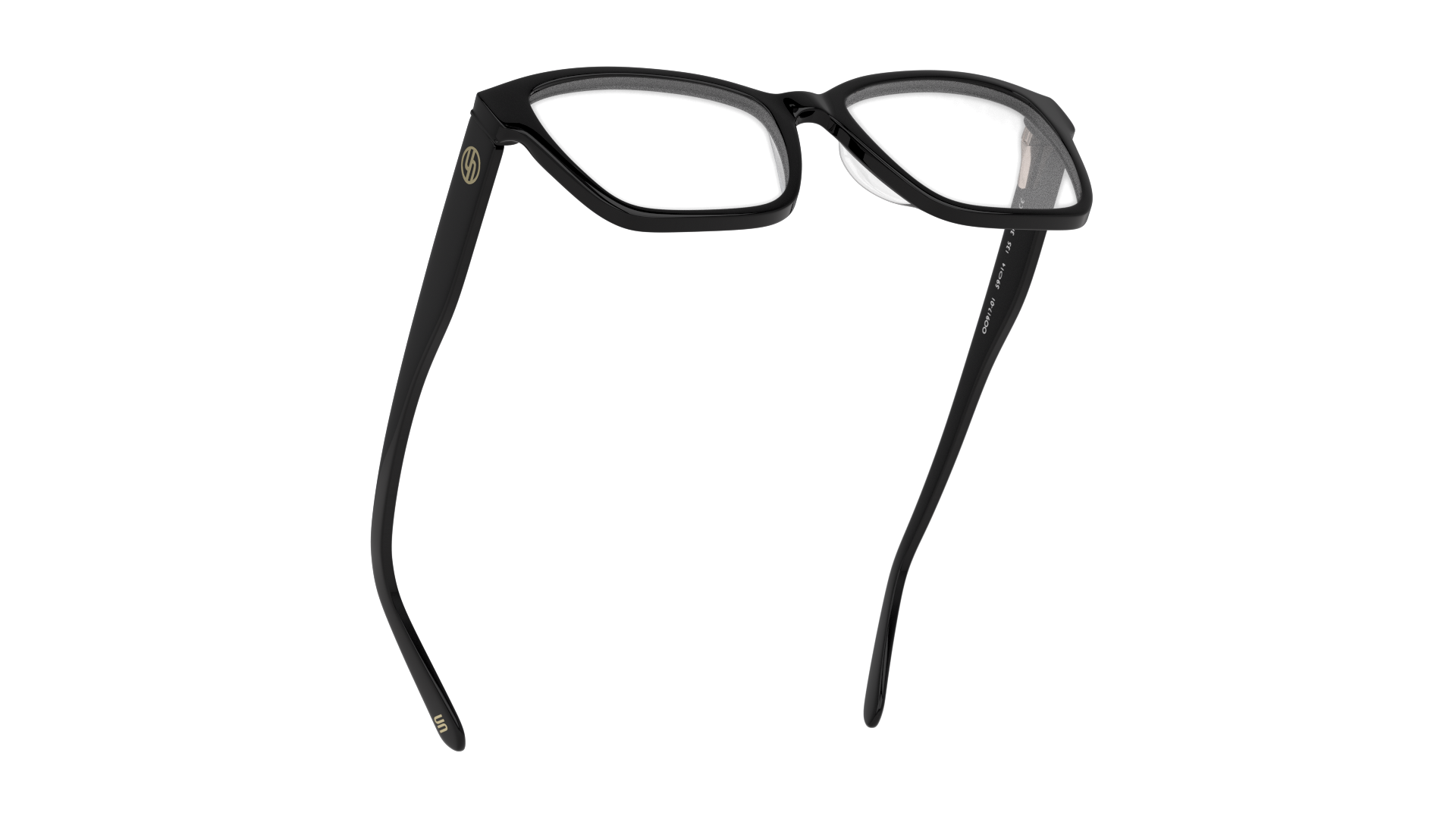 Bottom_Up Unofficial UNOF0361 Glasses Transparent / Black
