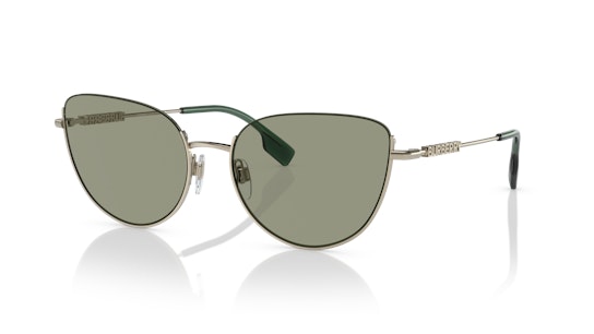 Burberry BE 3144 Sunglasses Green / Gold