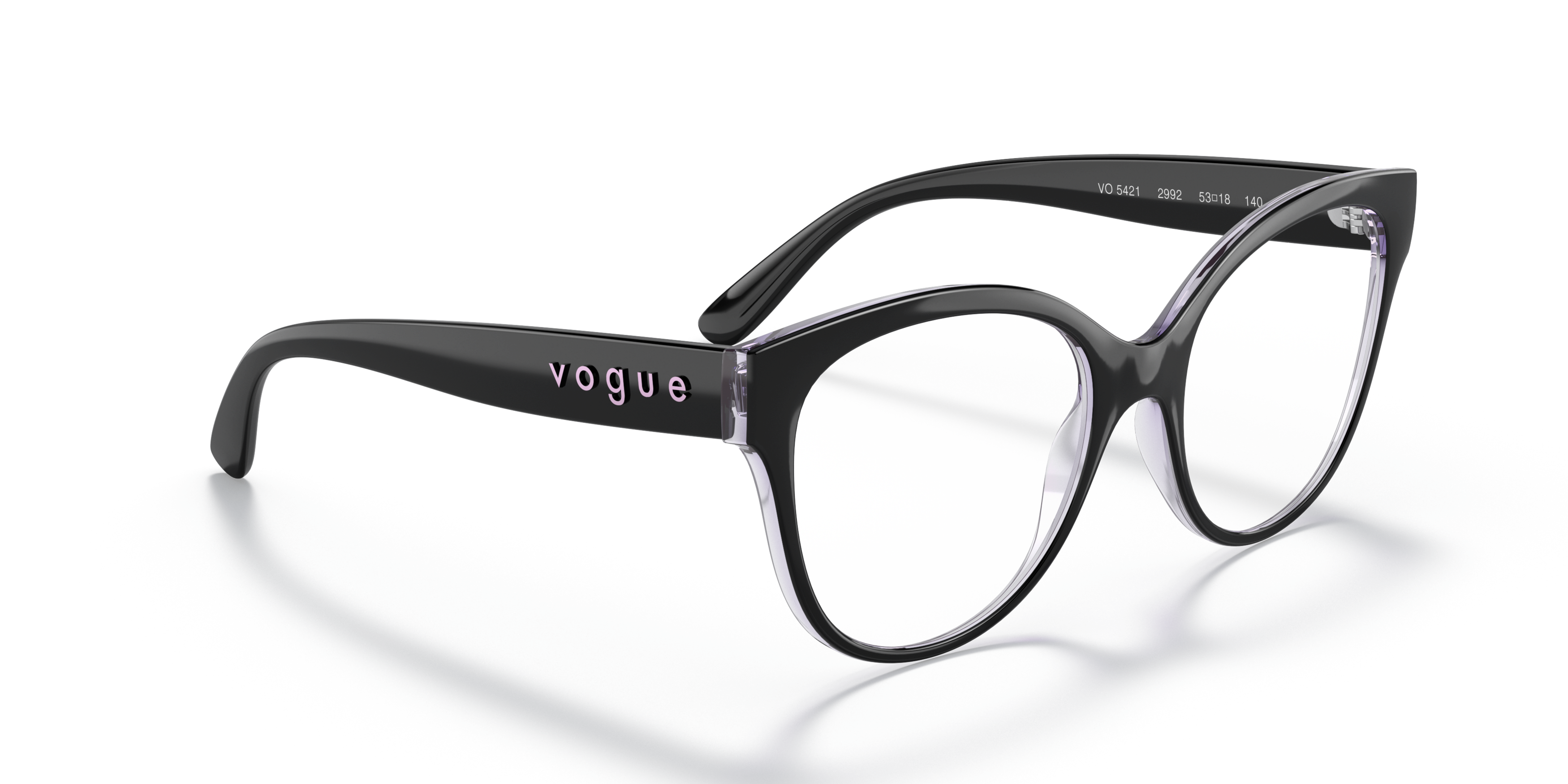 Angle_Right01 Vogue VO 5421 (2992) Glasses Transparent / Black