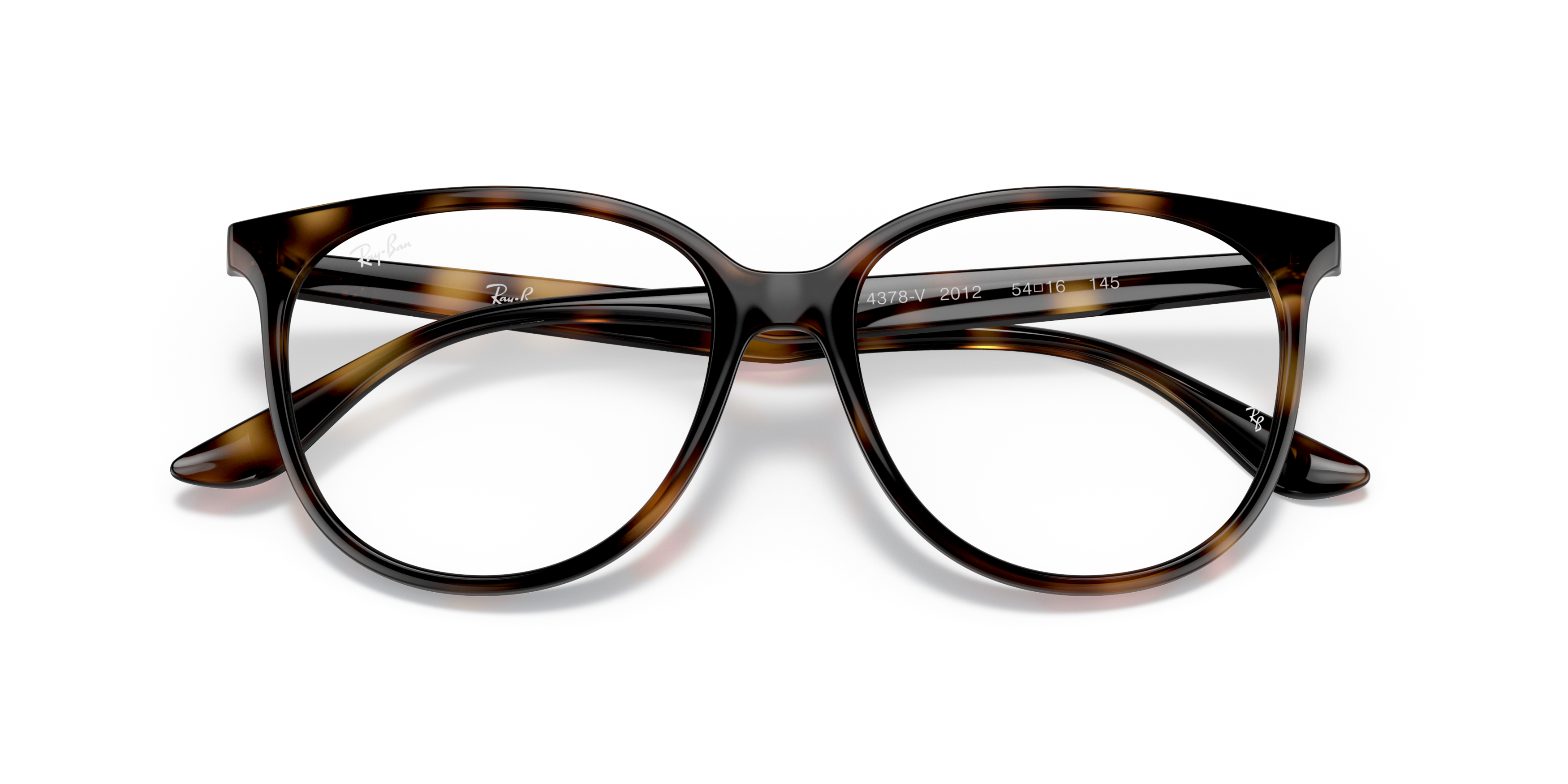 Folded Ray-Ban RX 4378V (8083) Glasses Transparent / Grey