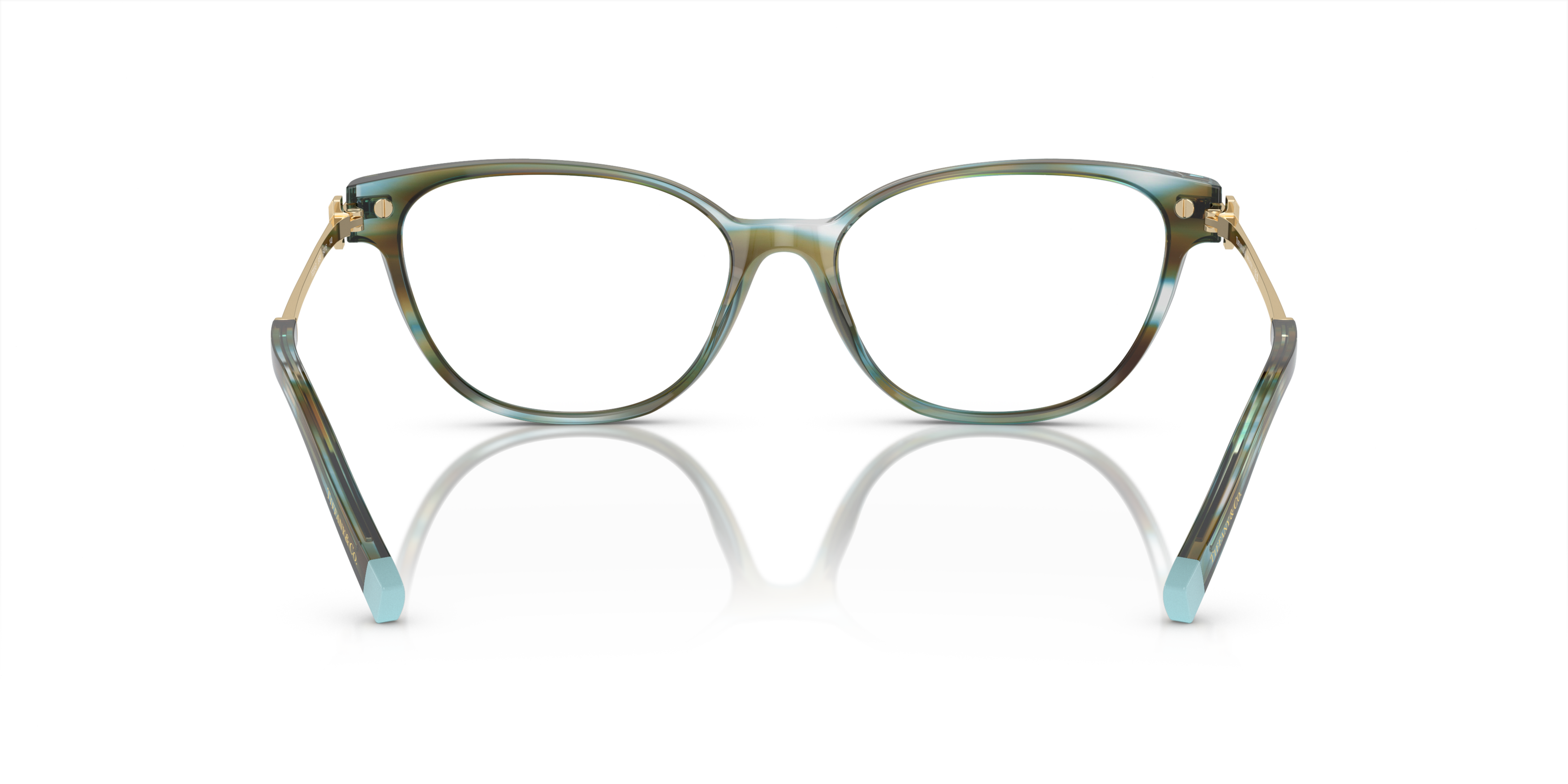 Detail02 Tiffany & Co TF 2223B Glasses Transparent / Tortoise Shell