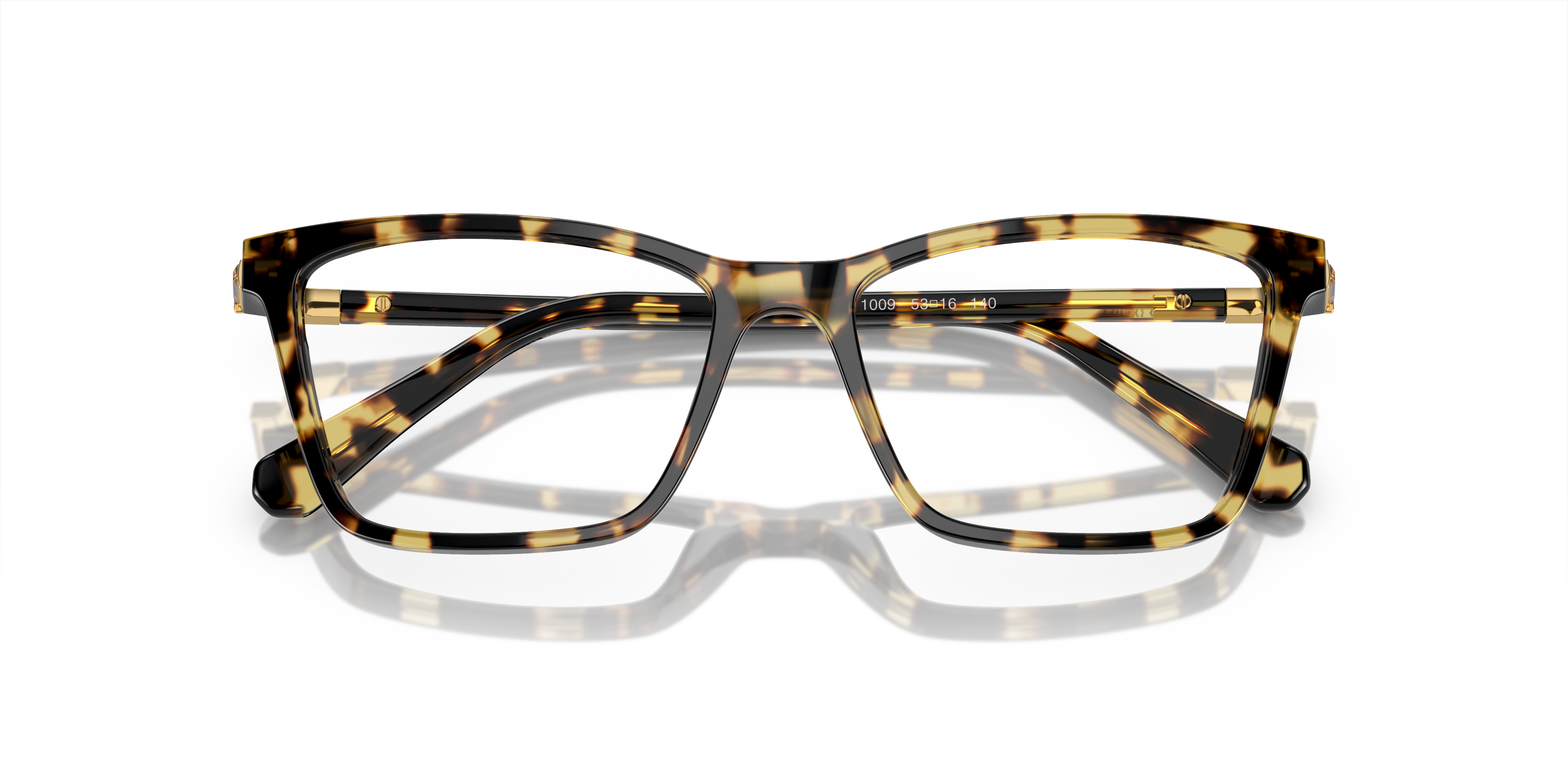 Folded Swarovski SK 2015 (1009) Glasses Transparent / Havana