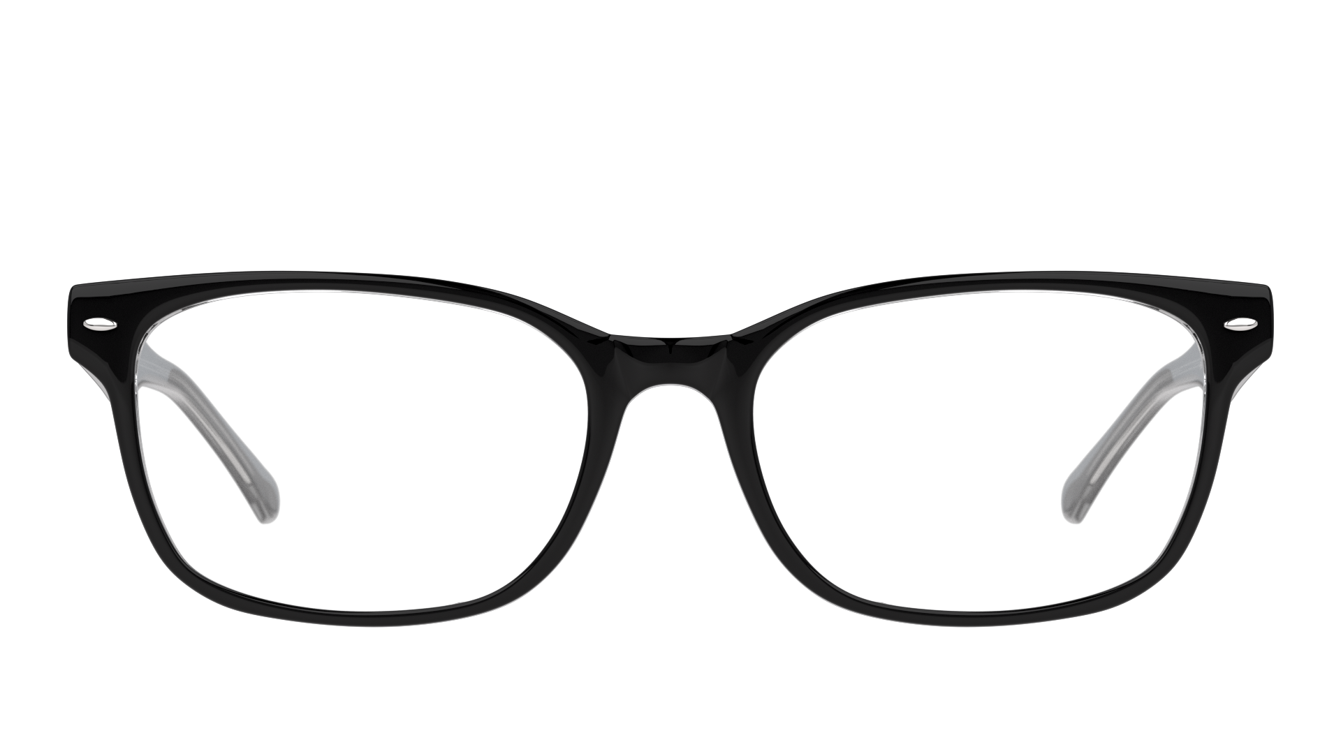 Front Unofficial UNOM0012 Glasses Transparent / Black