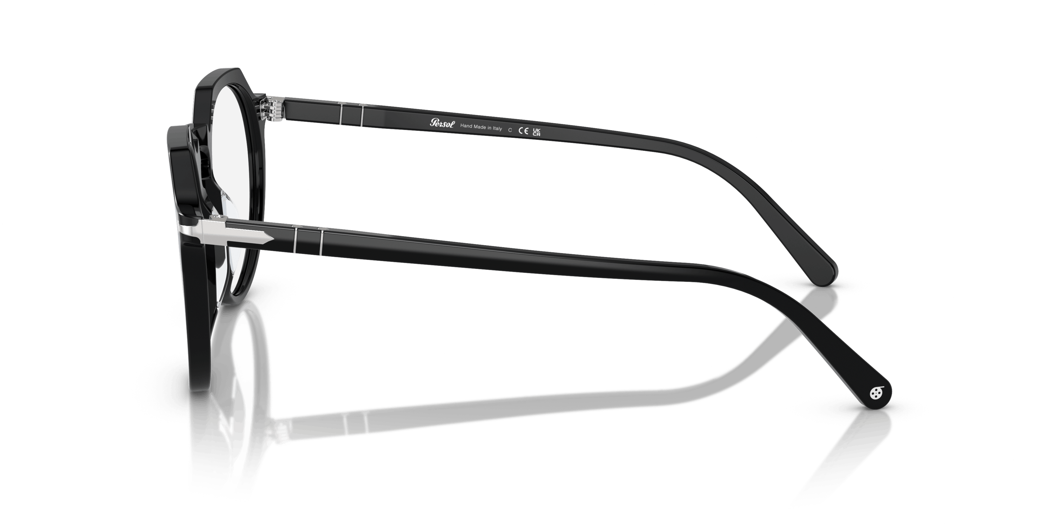 Angle_Left02 Persol PO 3281V (95) Glasses Transparent / Black