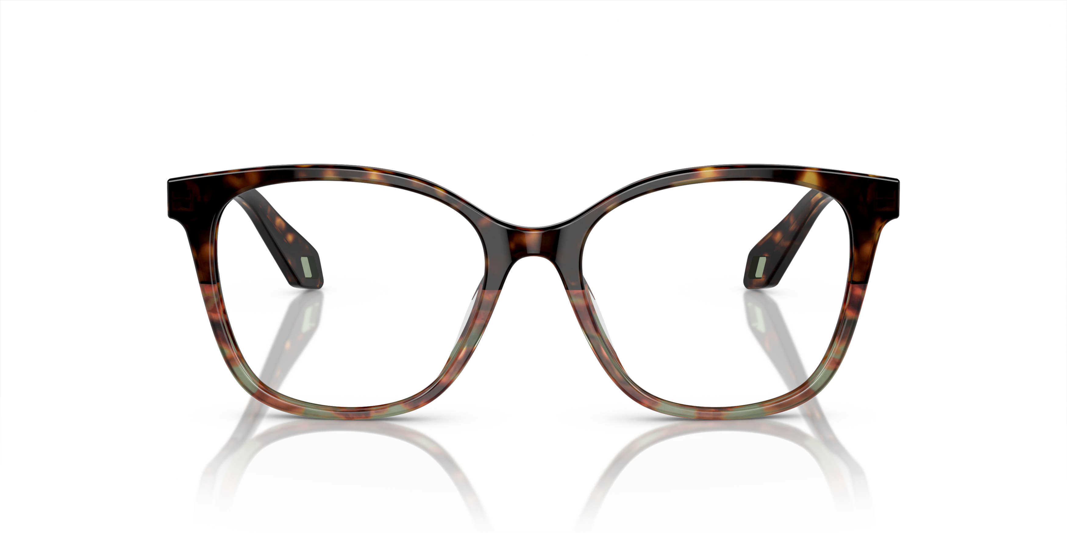 Front Giorgio Armani AR 7246U Glasses Transparent / Havana