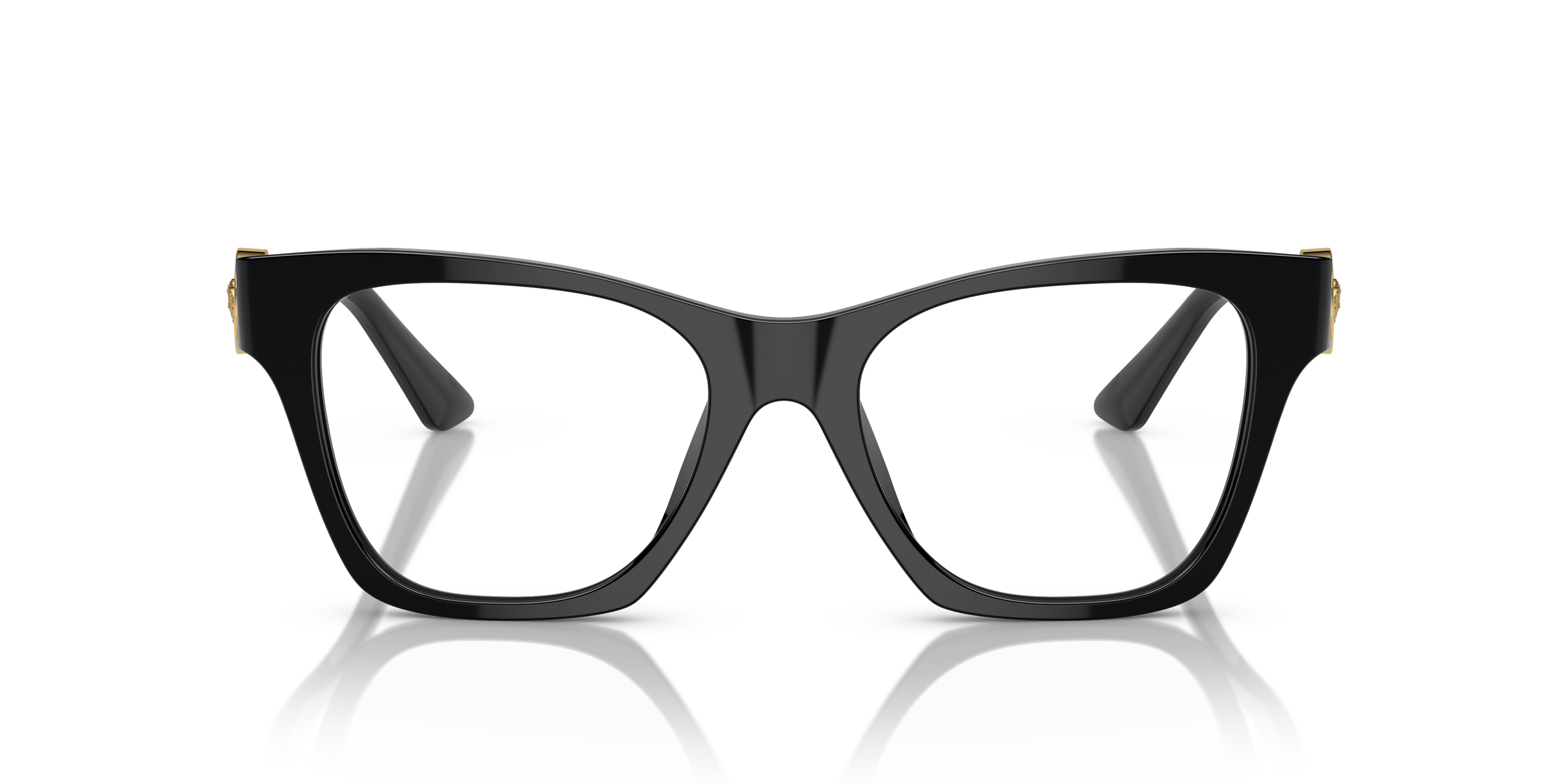 Front Versace VE 3341U Glasses Transparent / Black