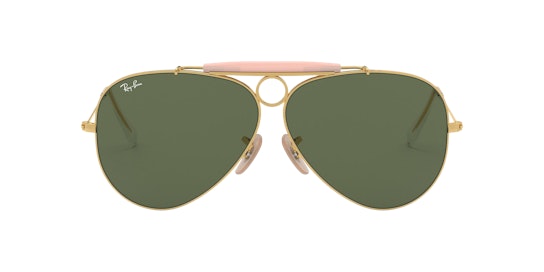 Ray-Ban Shooter RB3138 001 Groen / Goud