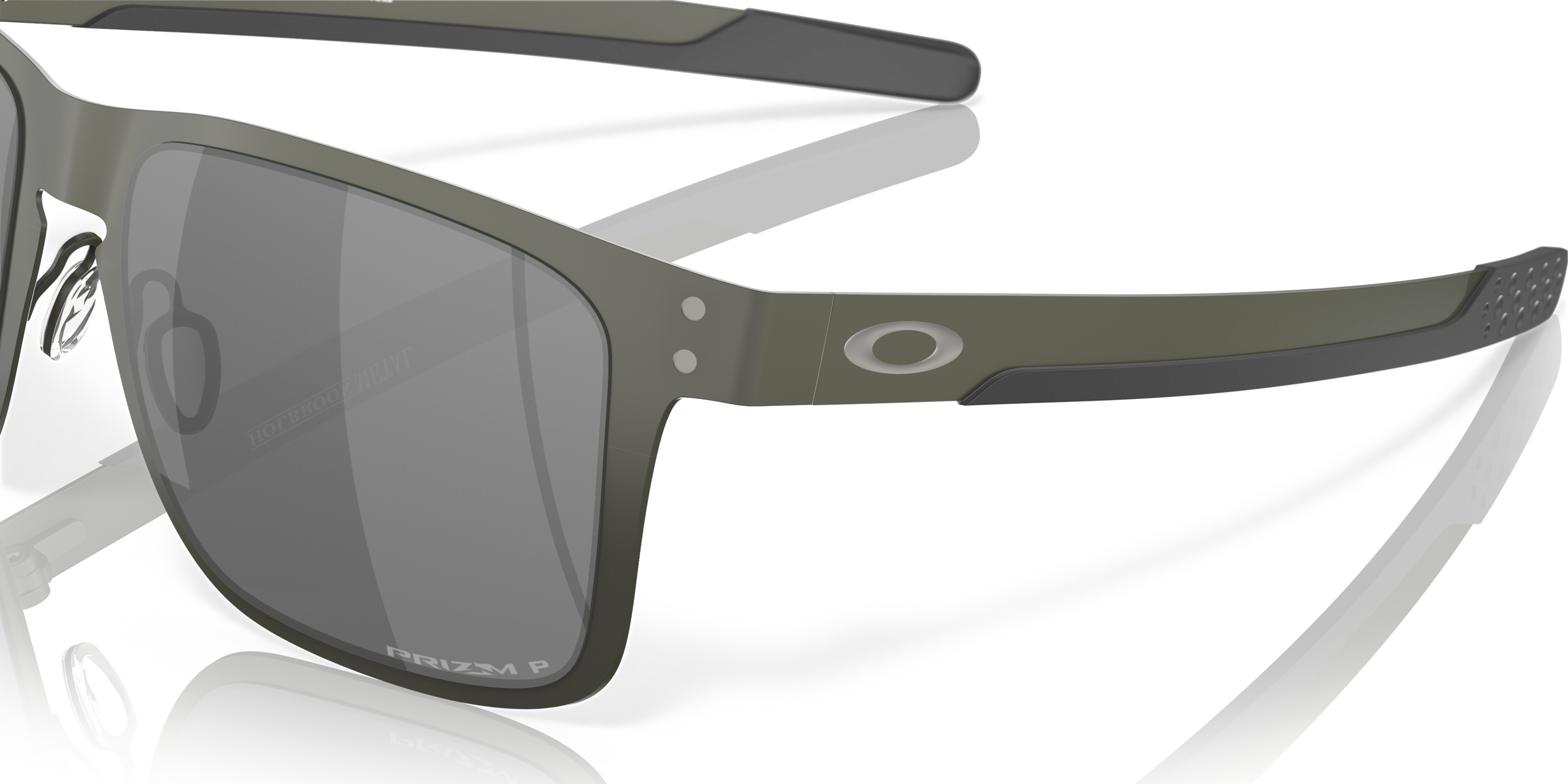 Detail01 Oakley Holbrook Metal OO 4123 Sunglasses Silver / Grey