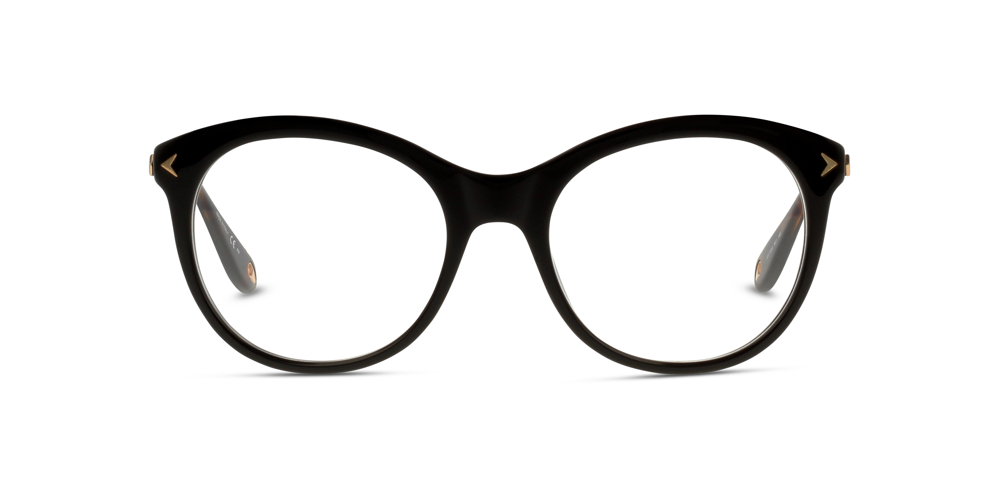 Front Givenchy GV 0080 (807) Glasses Transparent / Black