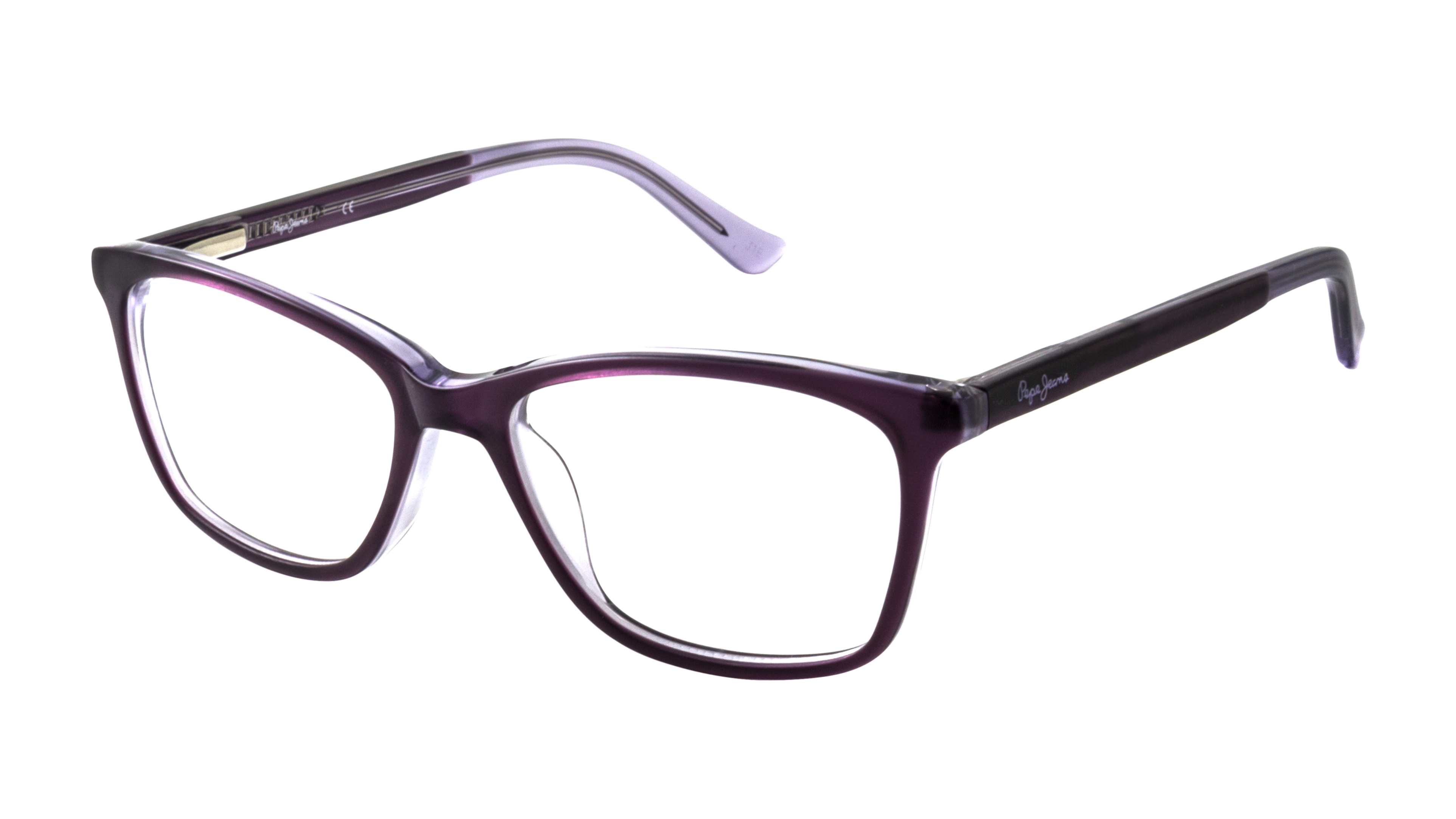 Angle_Left01 Pepe Jeans PJ 4057 (C4) Children's Glasses Transparent / Violet