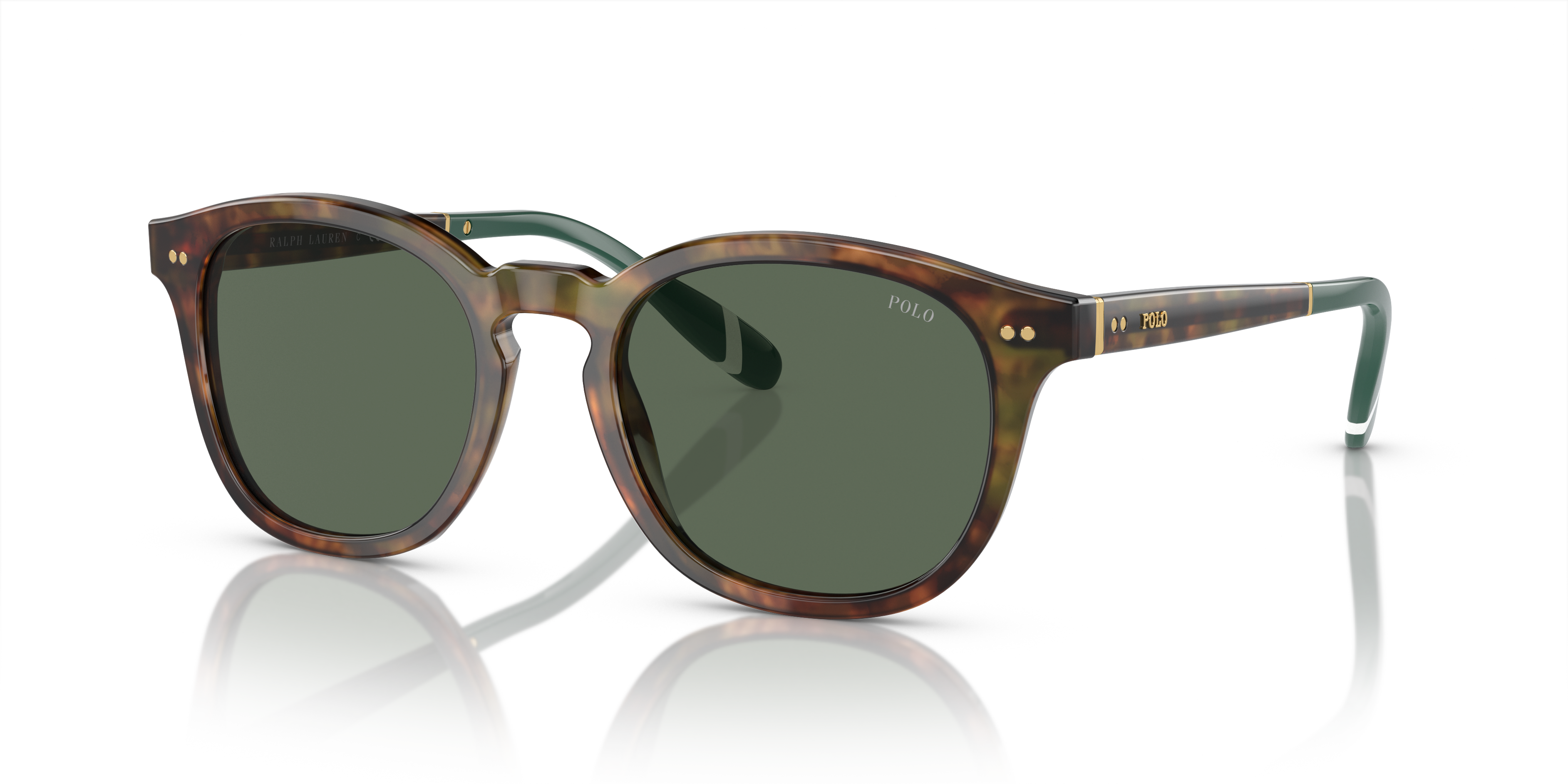 Angle_Left01 Polo Ralph Lauren PH 4206 Sunglasses Green / Havana