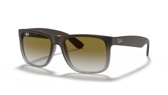 Ray-Ban Justin Classic RB 4165 Sunglasses Green / Transparent, Grey
