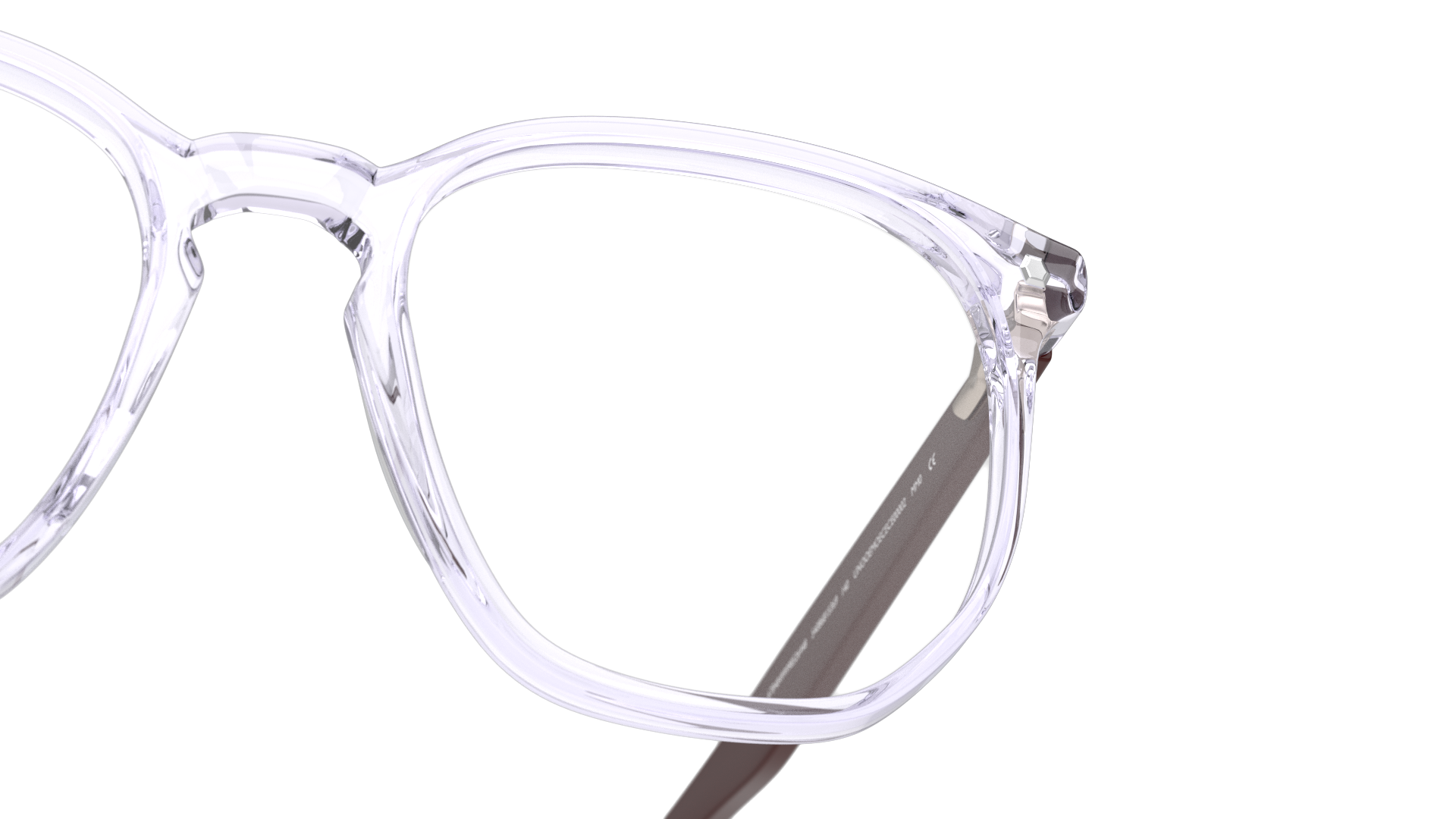 Detail01 Unofficial UNOM0063 (GU00) Glasses Transparent / Grey