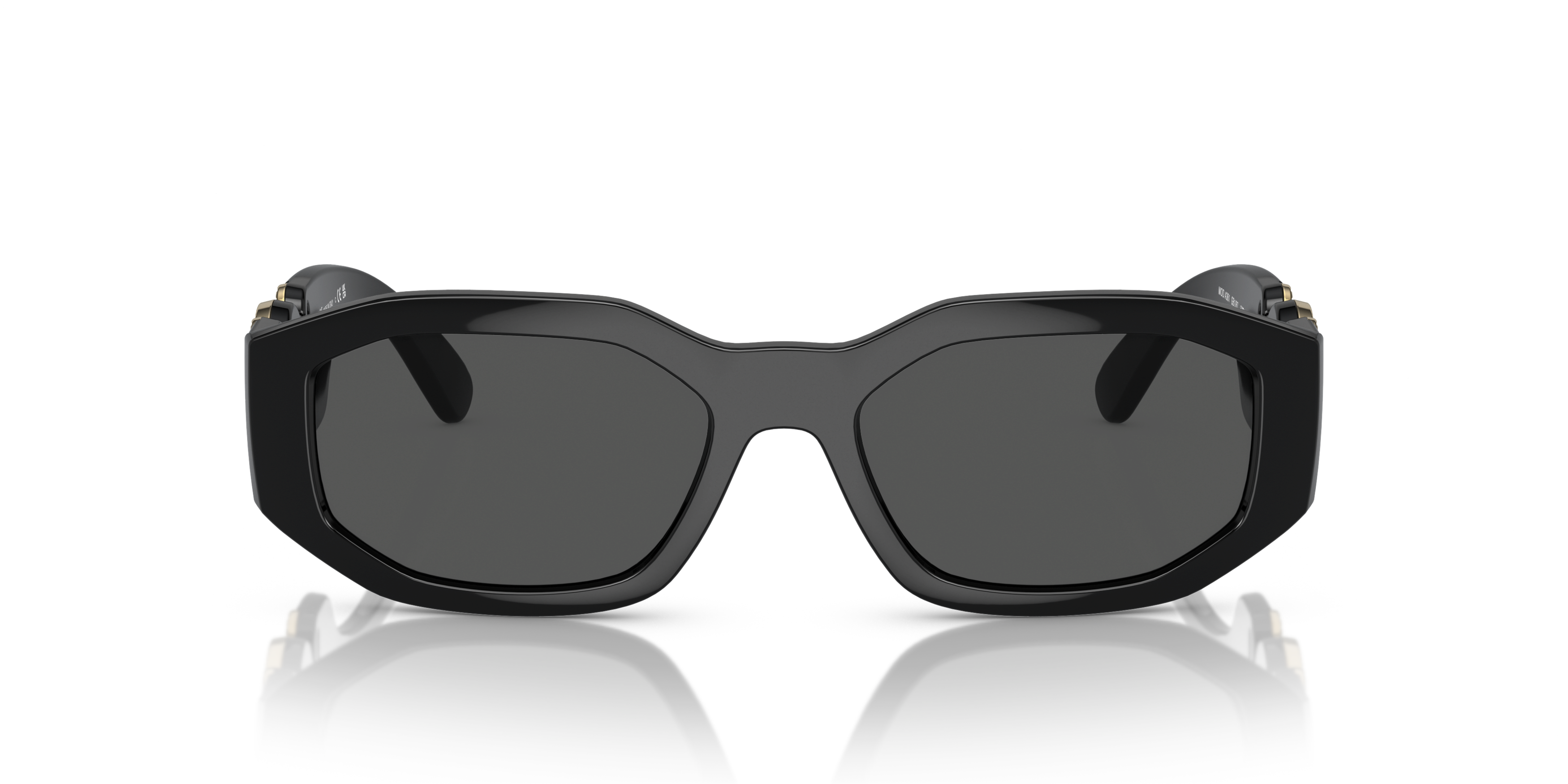 Front Versace VE 4361 (GB1) Sunglasses Grey / Black