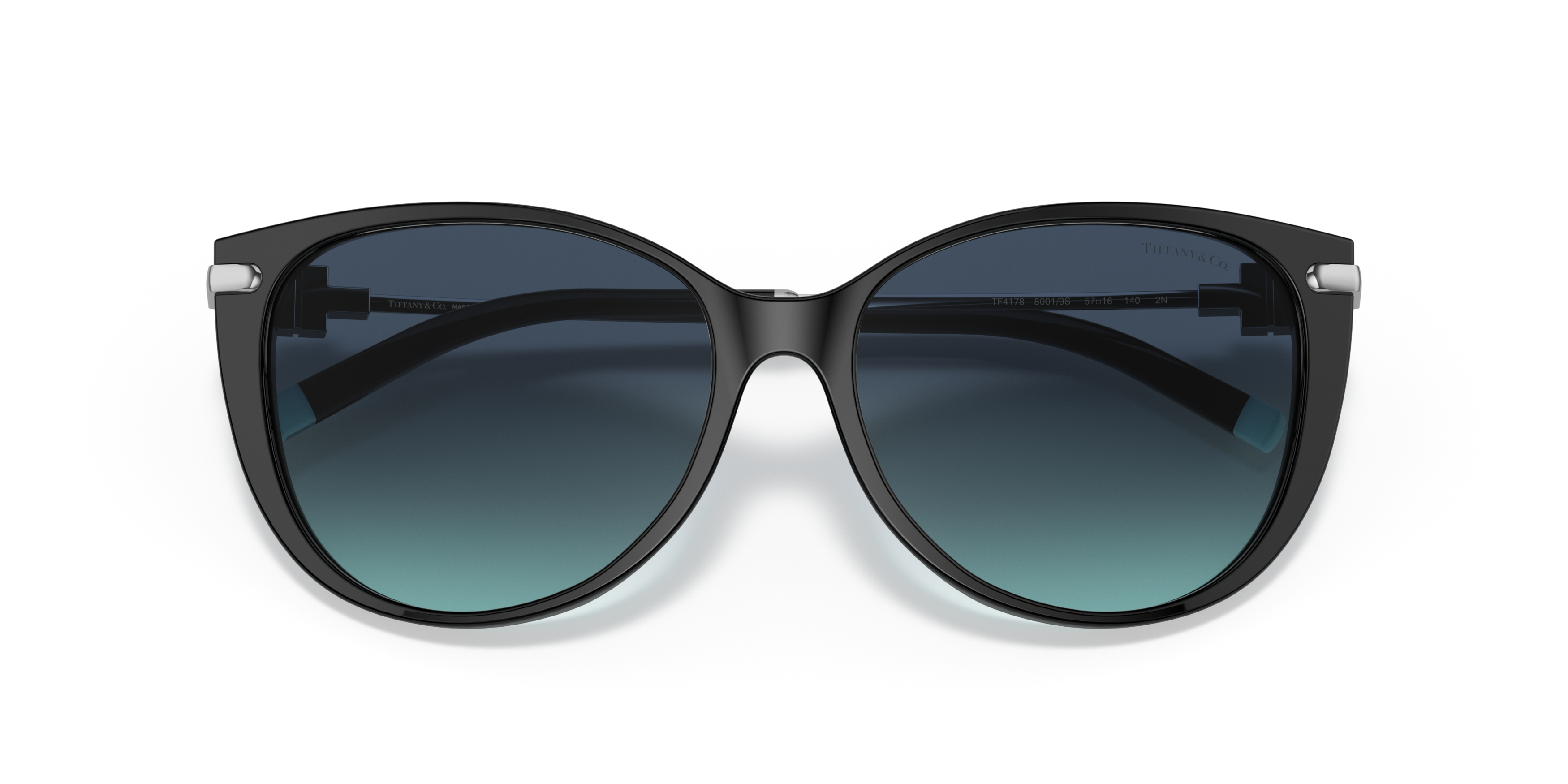 Folded Tiffany & Co TF 4178 (80019S) Sunglasses Blue / Black