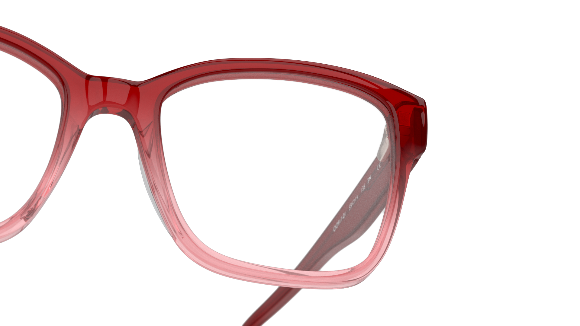 Detail01 Unofficial UNOF0361 (UU00) Glasses Transparent / Burgundy
