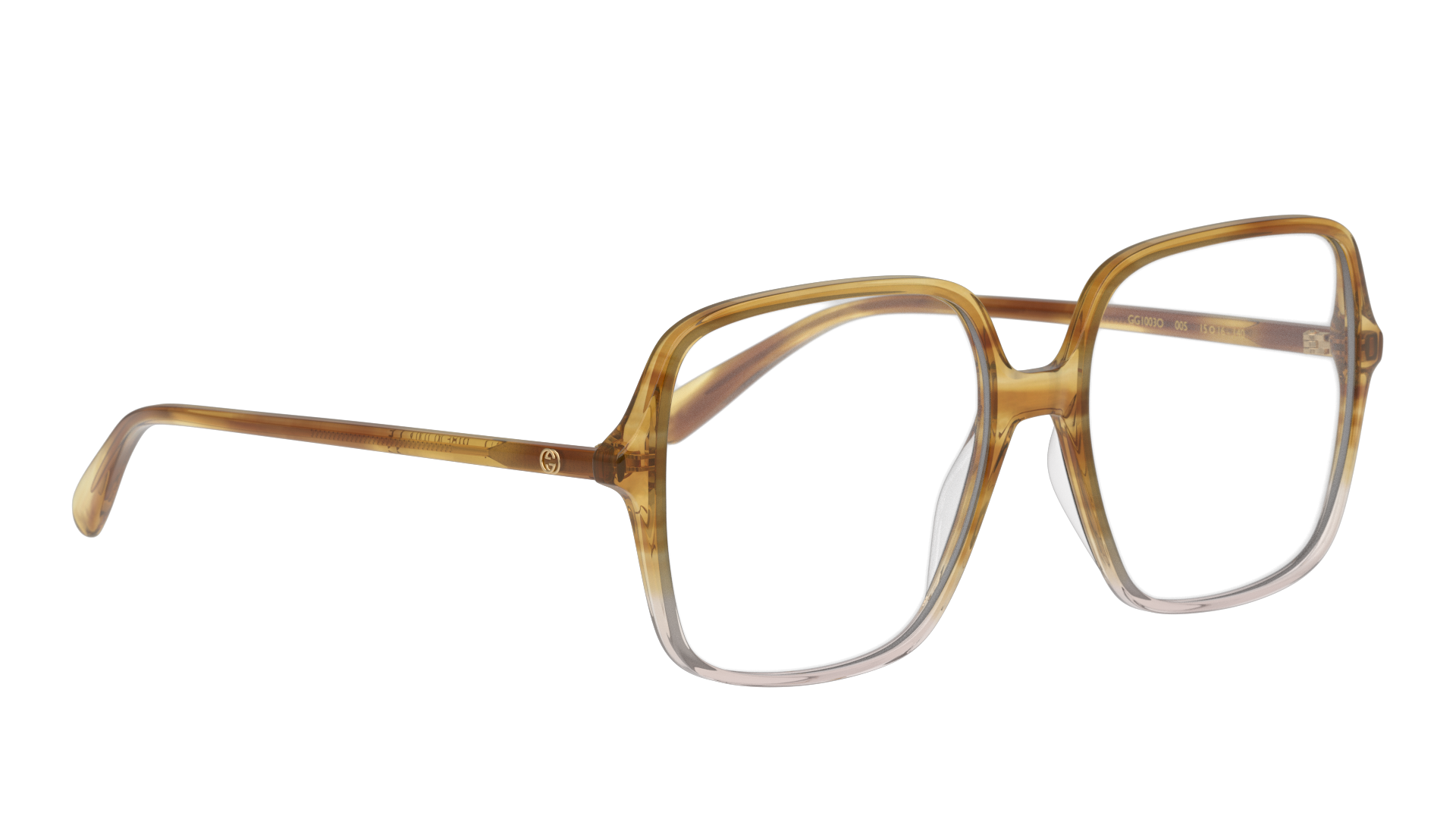 Angle_Right01 Gucci GG 1003O Glasses Transparent / Brown