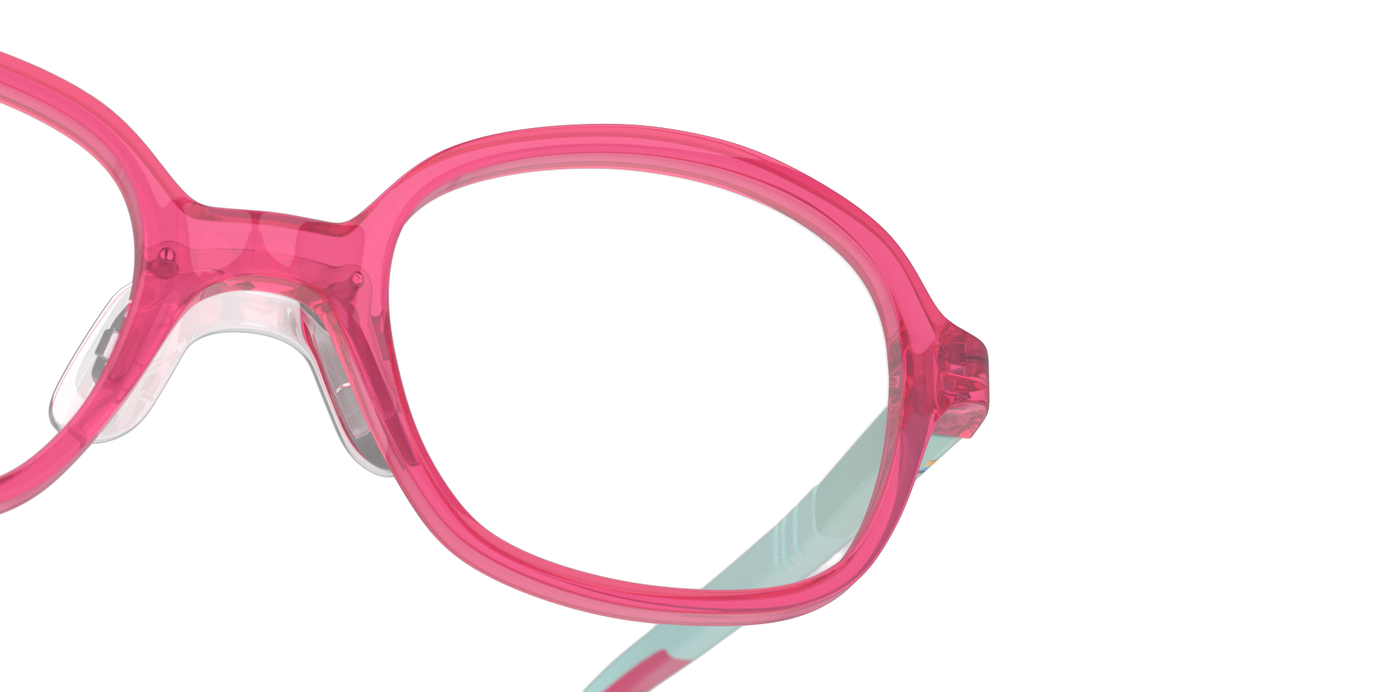 Detail01 Vision Express POO04 Children's Glasses Transparent / Pink
