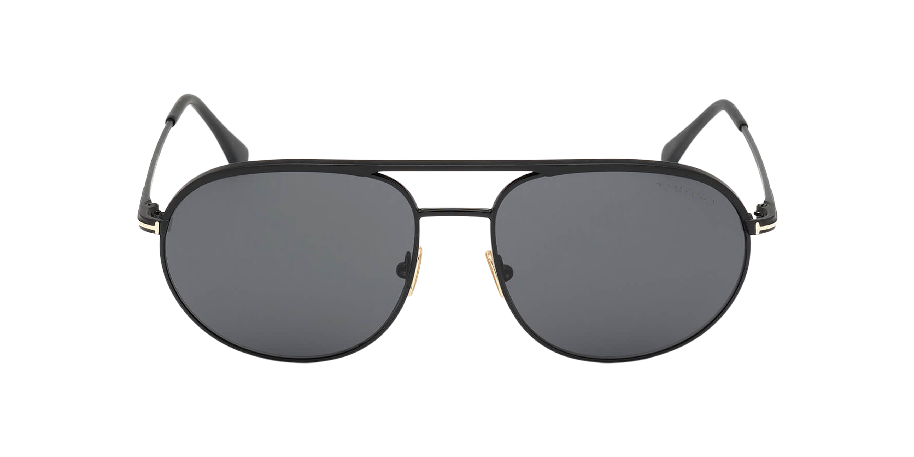 Front Tom Ford Gio FT 772 Sunglasses Grey / Black