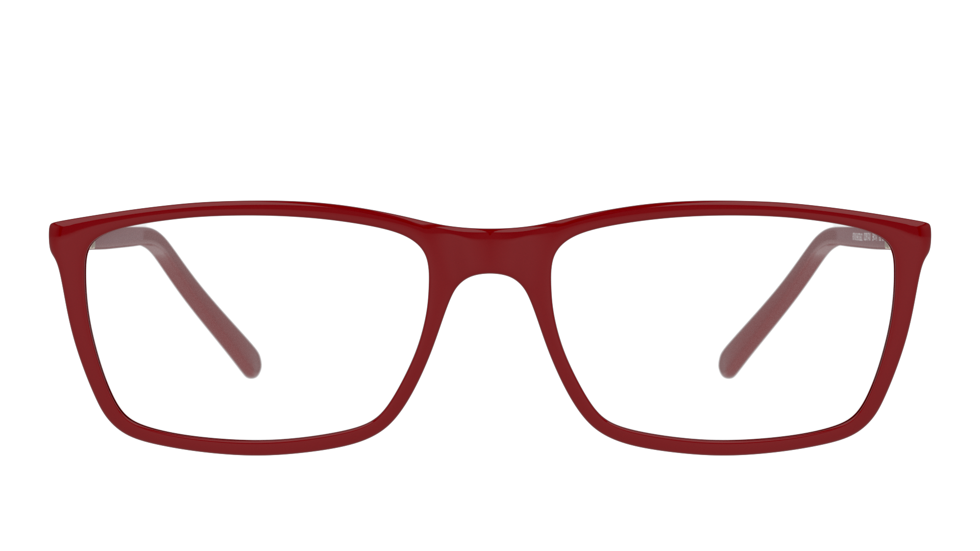 Front Seen SN OF0006 Glasses Transparent / Red