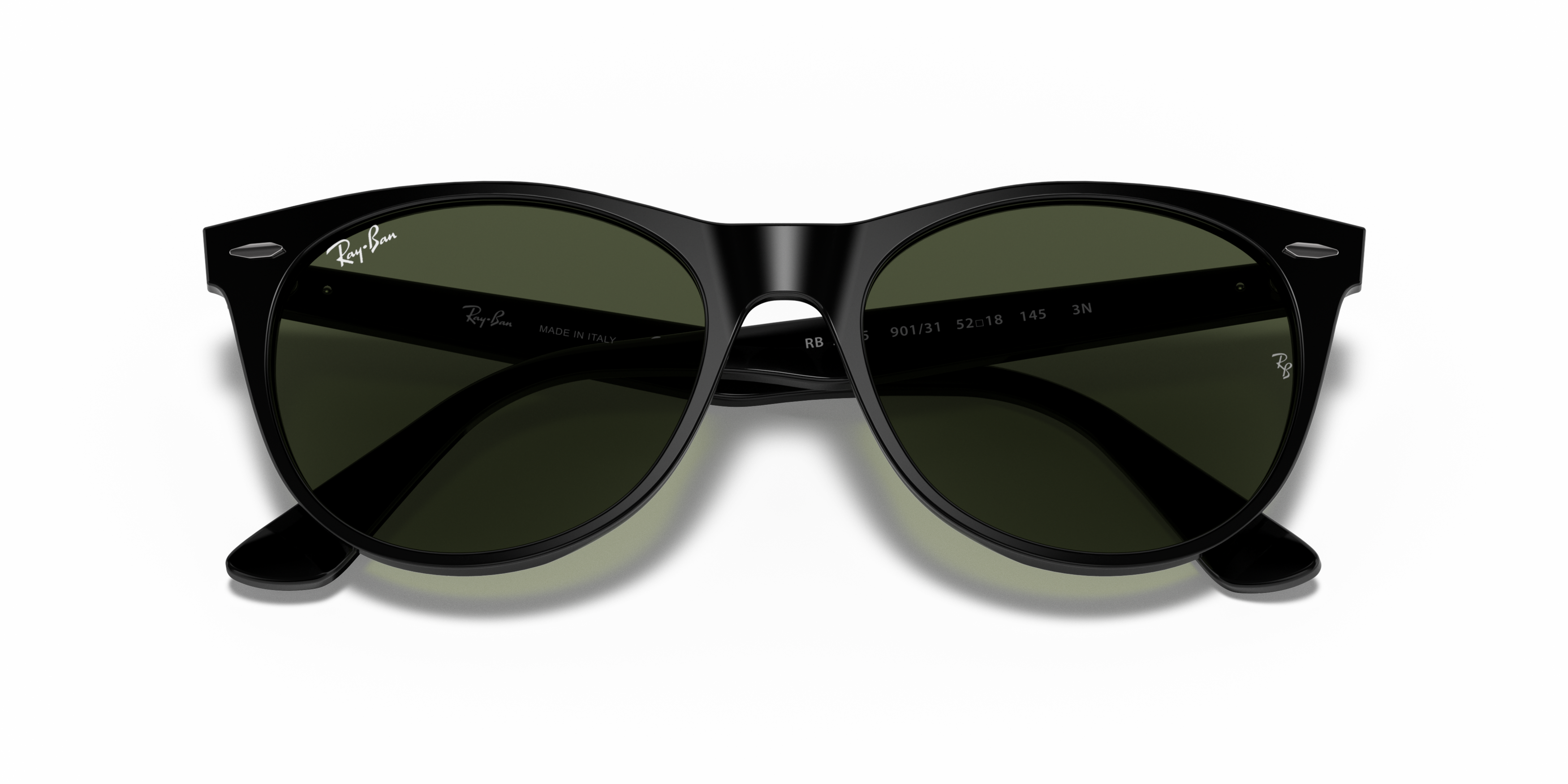 Folded Ray-Ban RB 2185 Sunglasses Green / Black