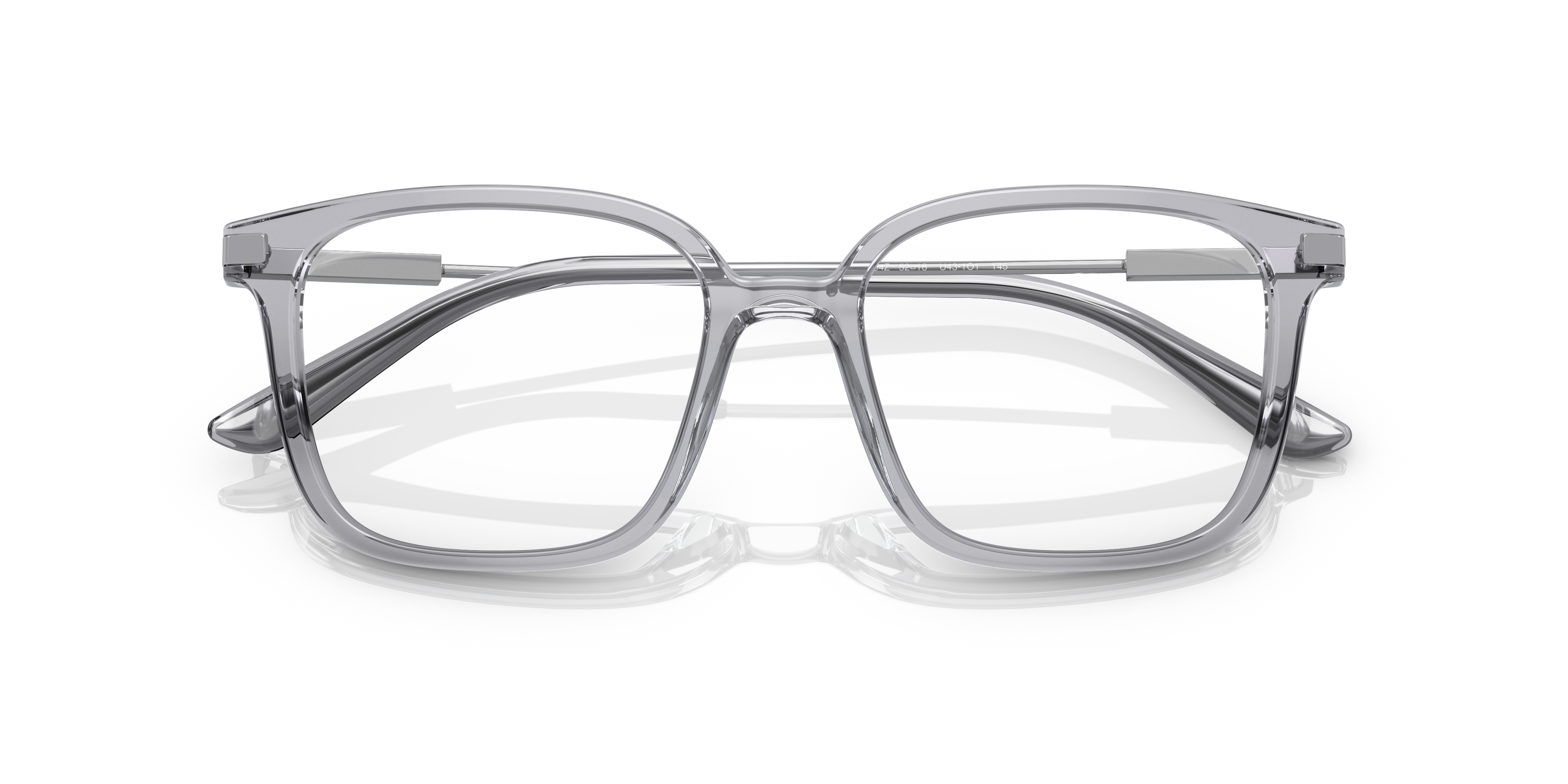Folded Prada PR 04ZV Glasses Transparent / Grey