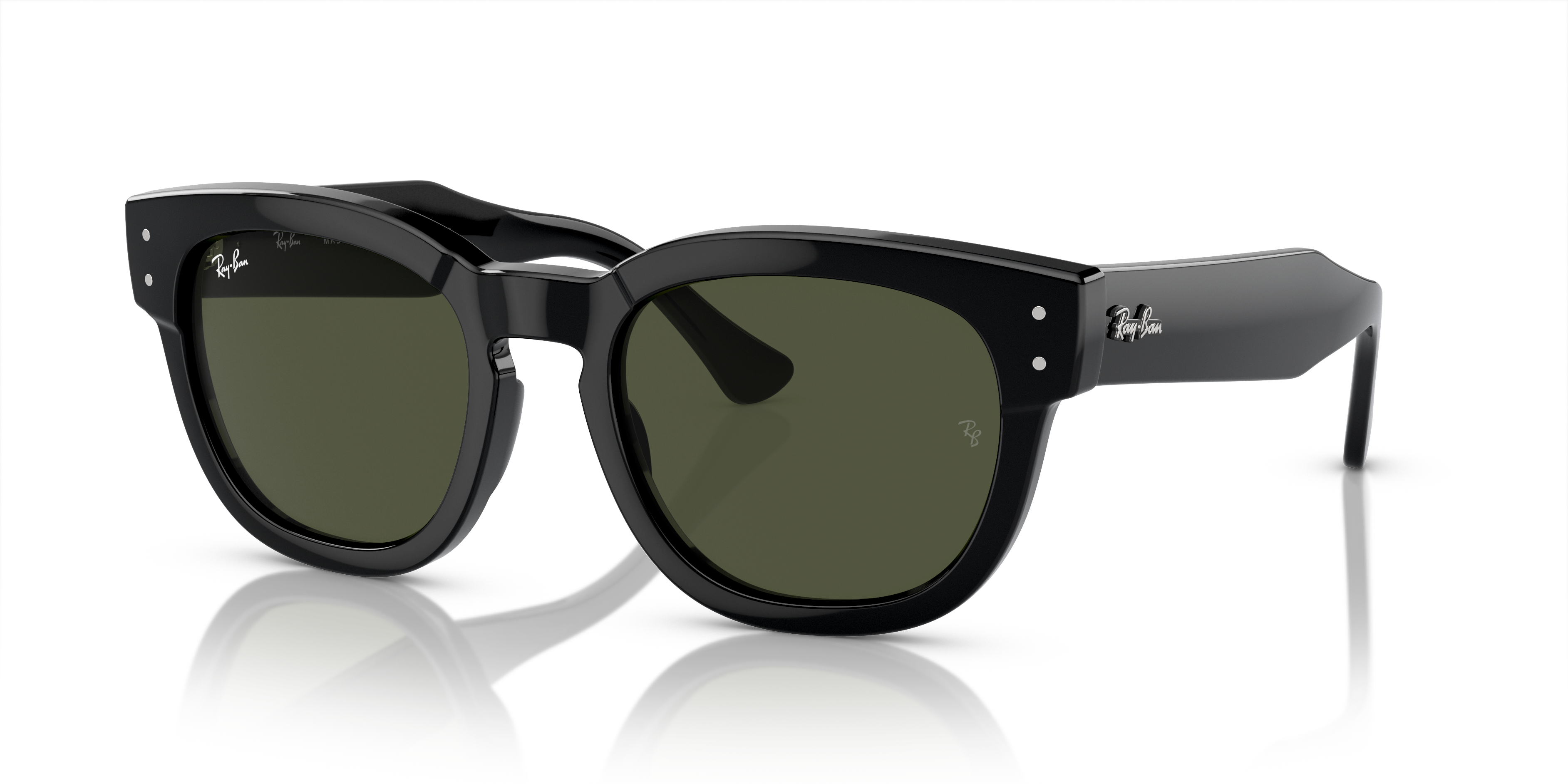 Angle_Left01 Ray-Ban Mega Hawkeye RB 0298S Sunglasses Green / Black