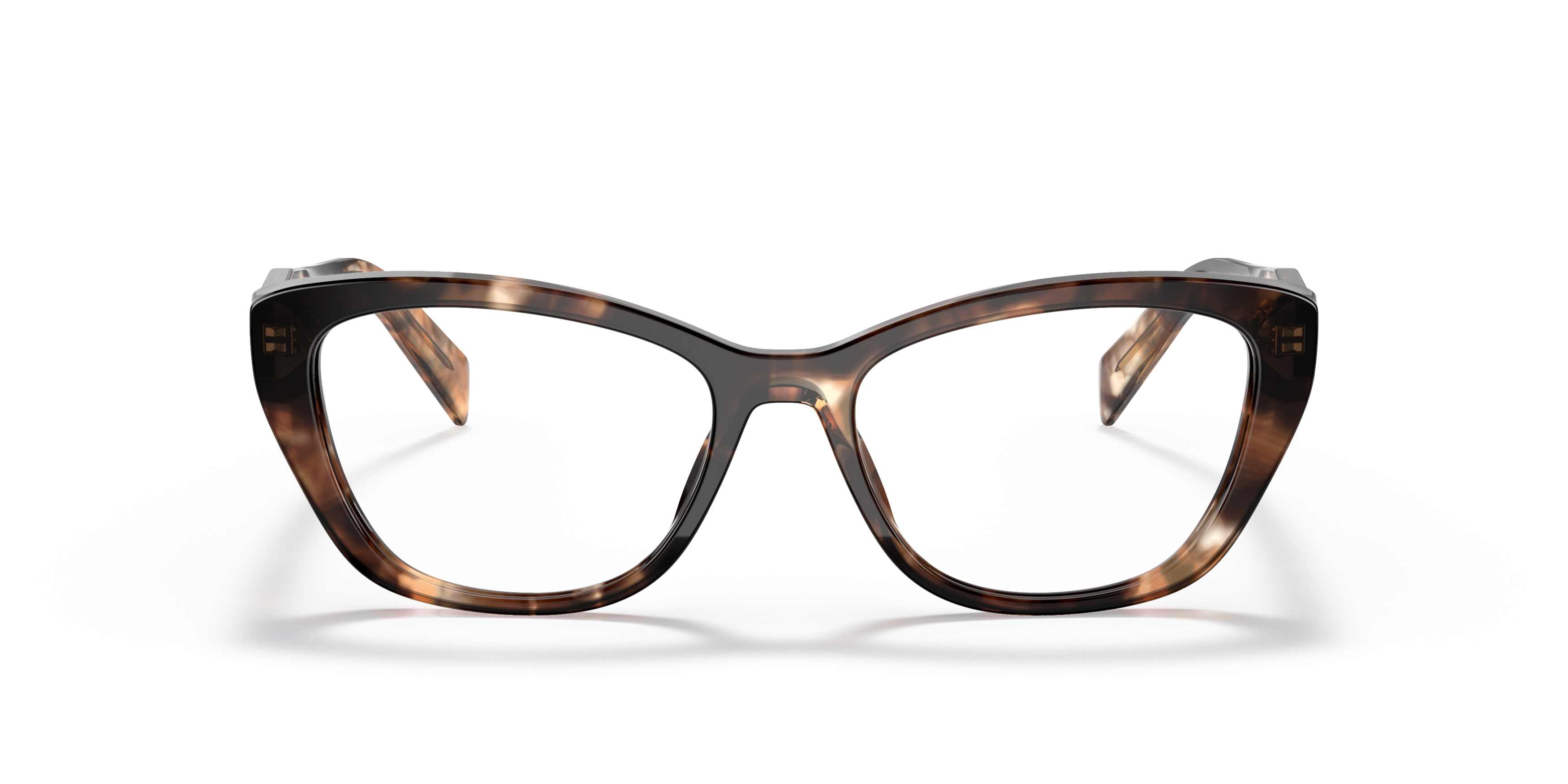 Front Prada PR 19WV Glasses Transparent / Black