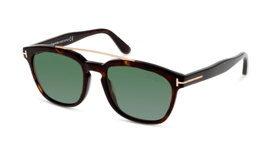 Tom Ford HOLT FT 516 (52R) Sunglasses Green / Gold