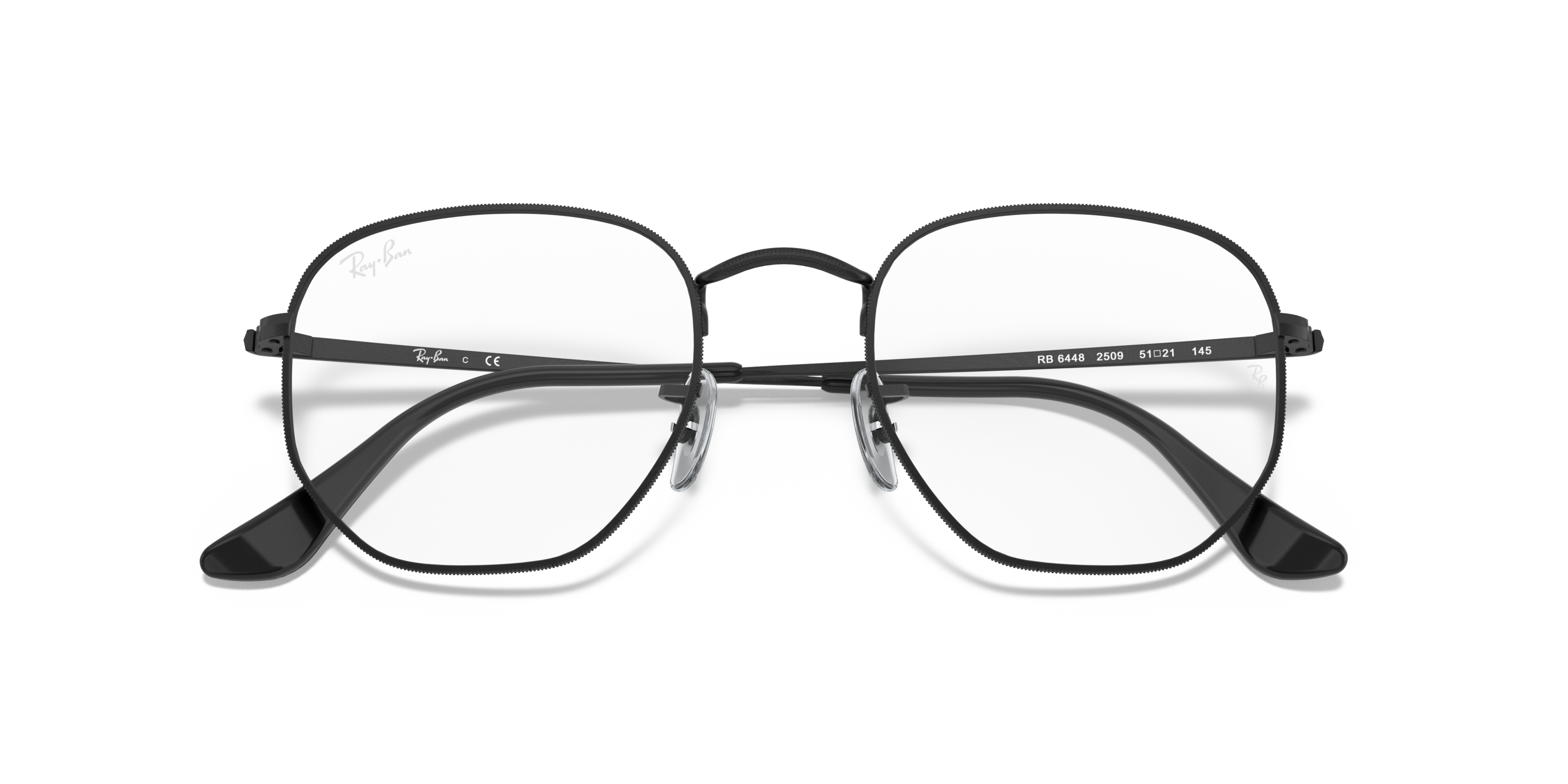 Folded Ray-Ban RX 6448 Glasses Transparent / Black