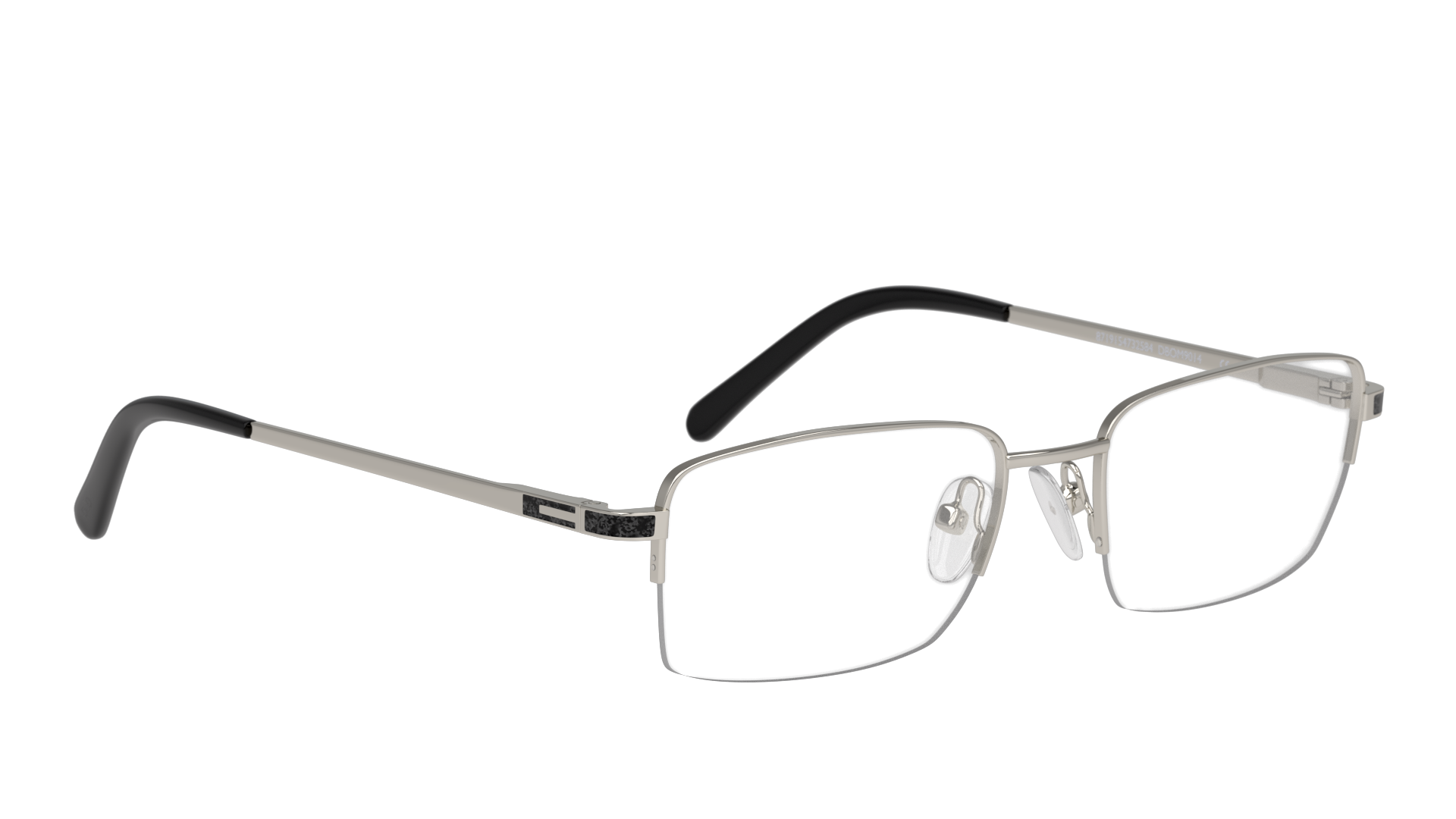 Angle_Right01 DbyD Titanium DB OM9014 (SS00) Glasses Transparent / Grey