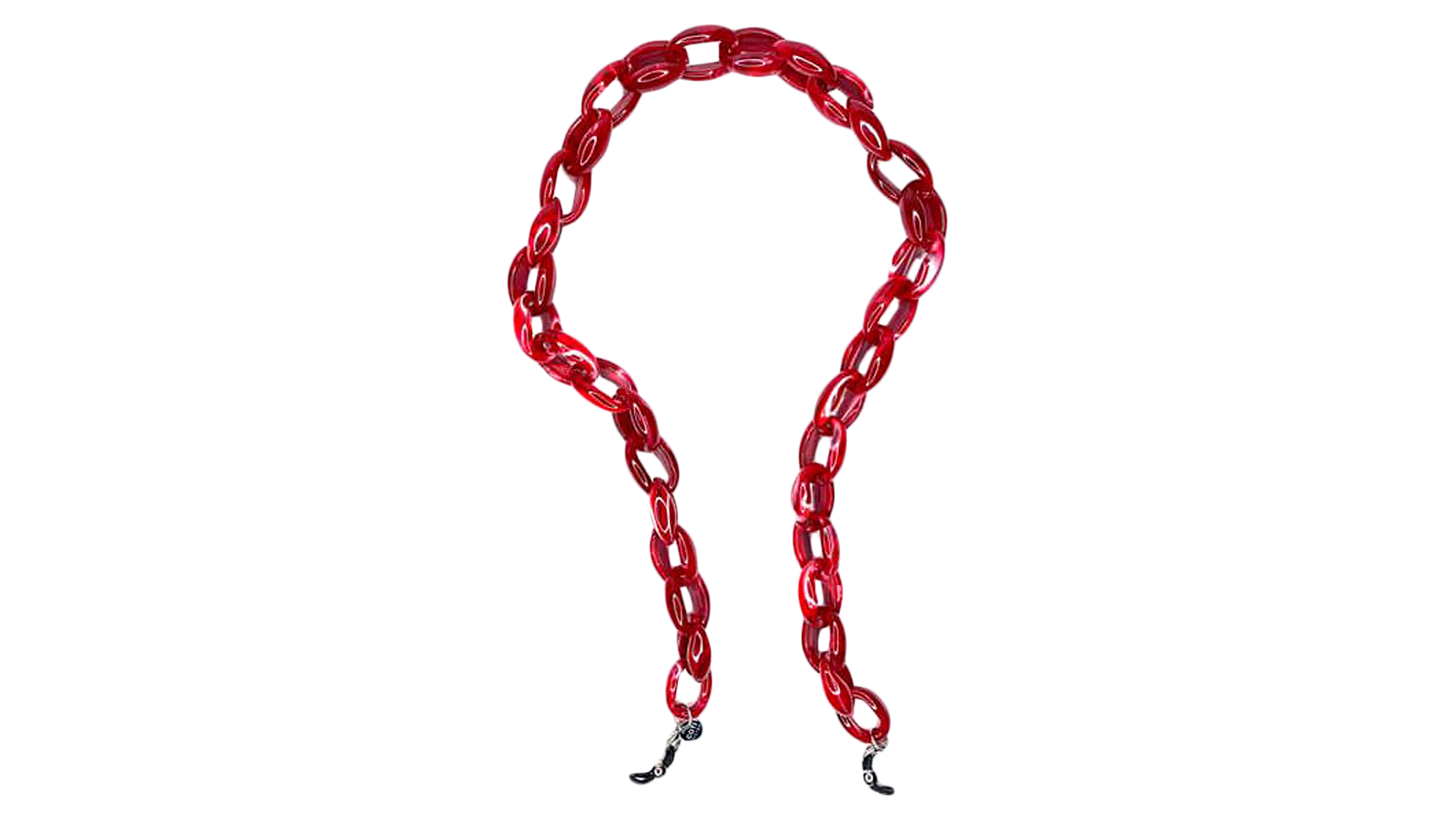 Front CotiVision Whitby Glasses Chain Raspberry
