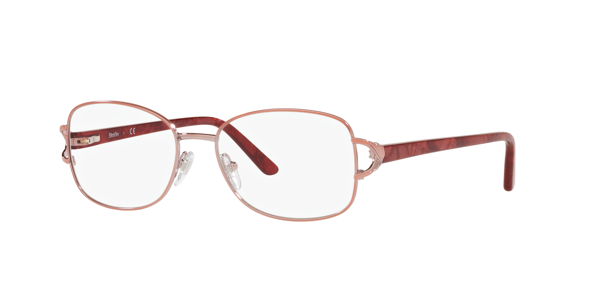 Angle_Left01 Sferoflex SF 2572 (489) Glasses Transparent / Pink
