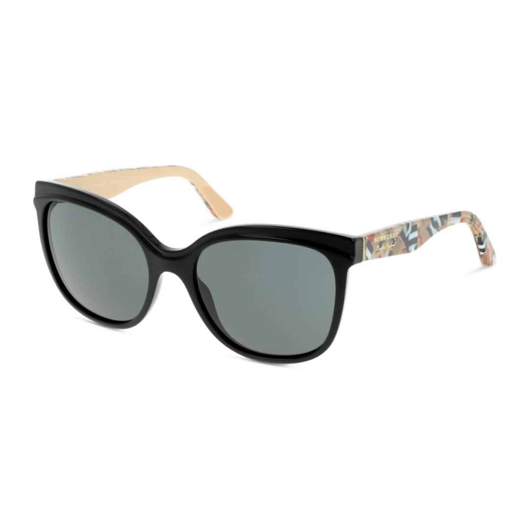 Burberry BE4270 Lunettes de Soleil Femme - Cateye Noir