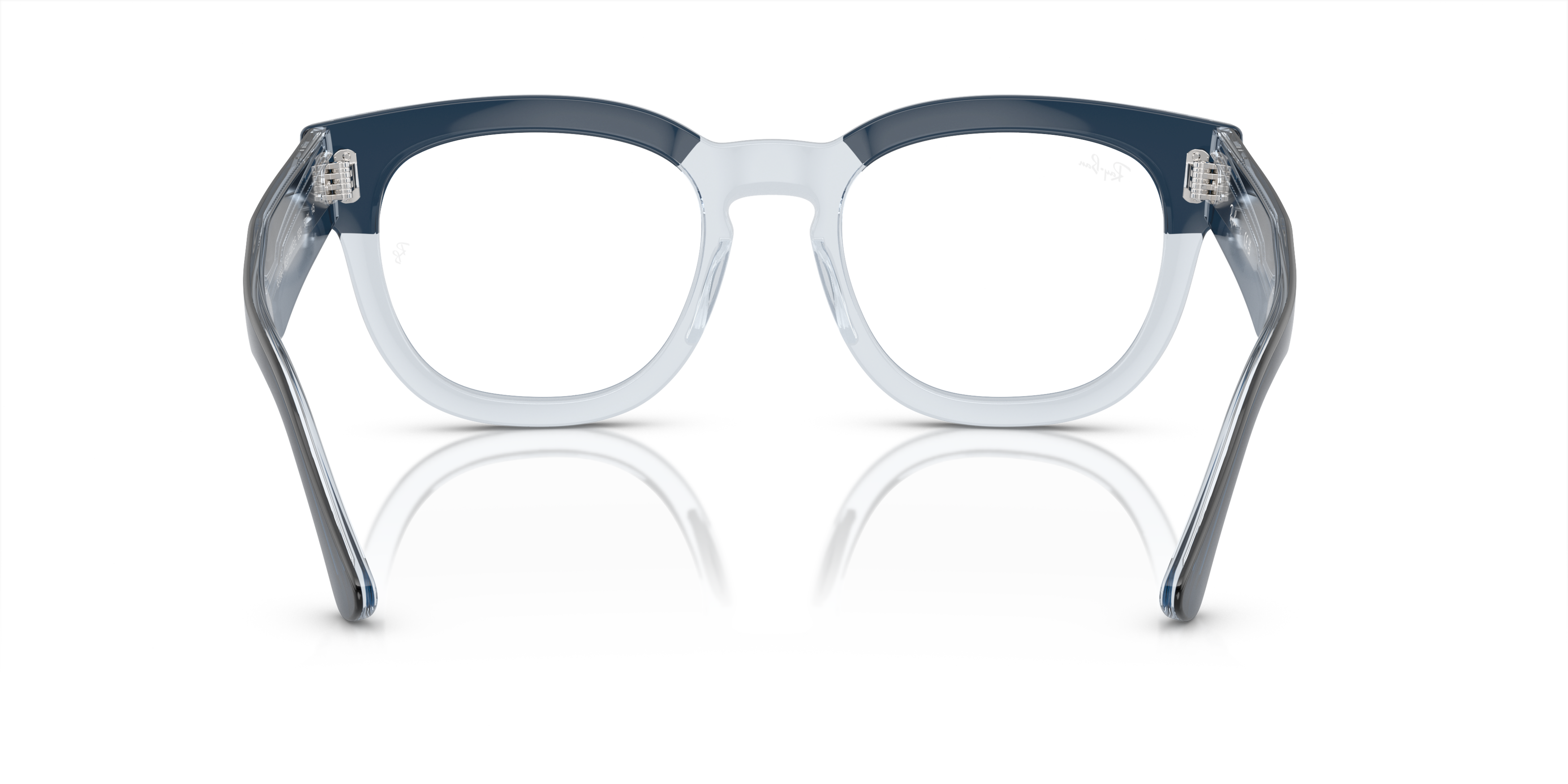 Detail02 Ray-Ban Mega Hawkeye RX 0298 Glasses Transparent / Blue