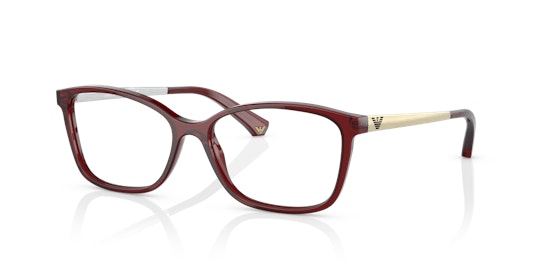 Emporio Armani EA 3026 Glasses Transparent / Red