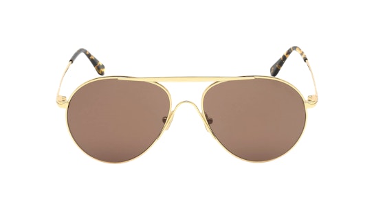 Tom Ford Smith FT 773 (30E) Sunglasses Brown / Rose Gold
