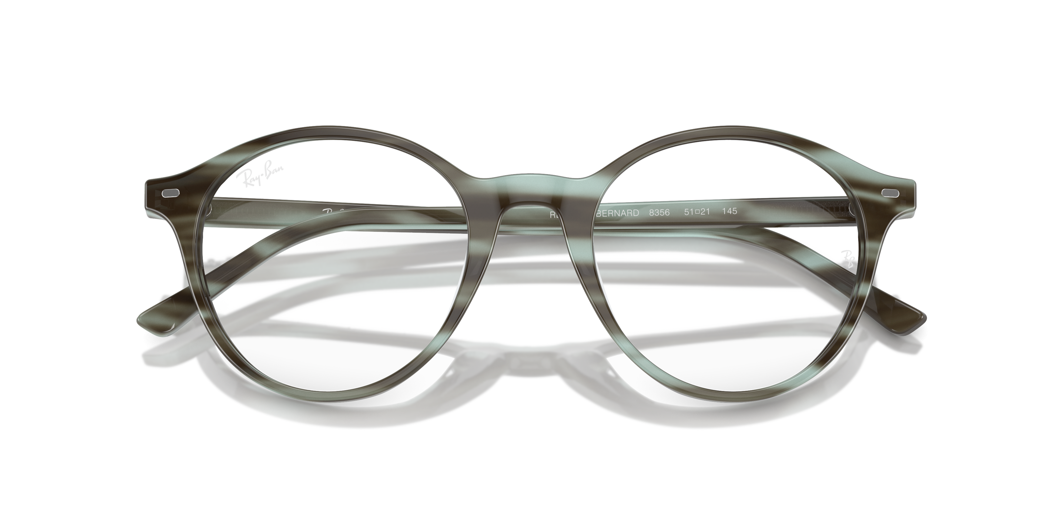 Folded Ray-Ban RX 5430 Glasses Transparent / Black