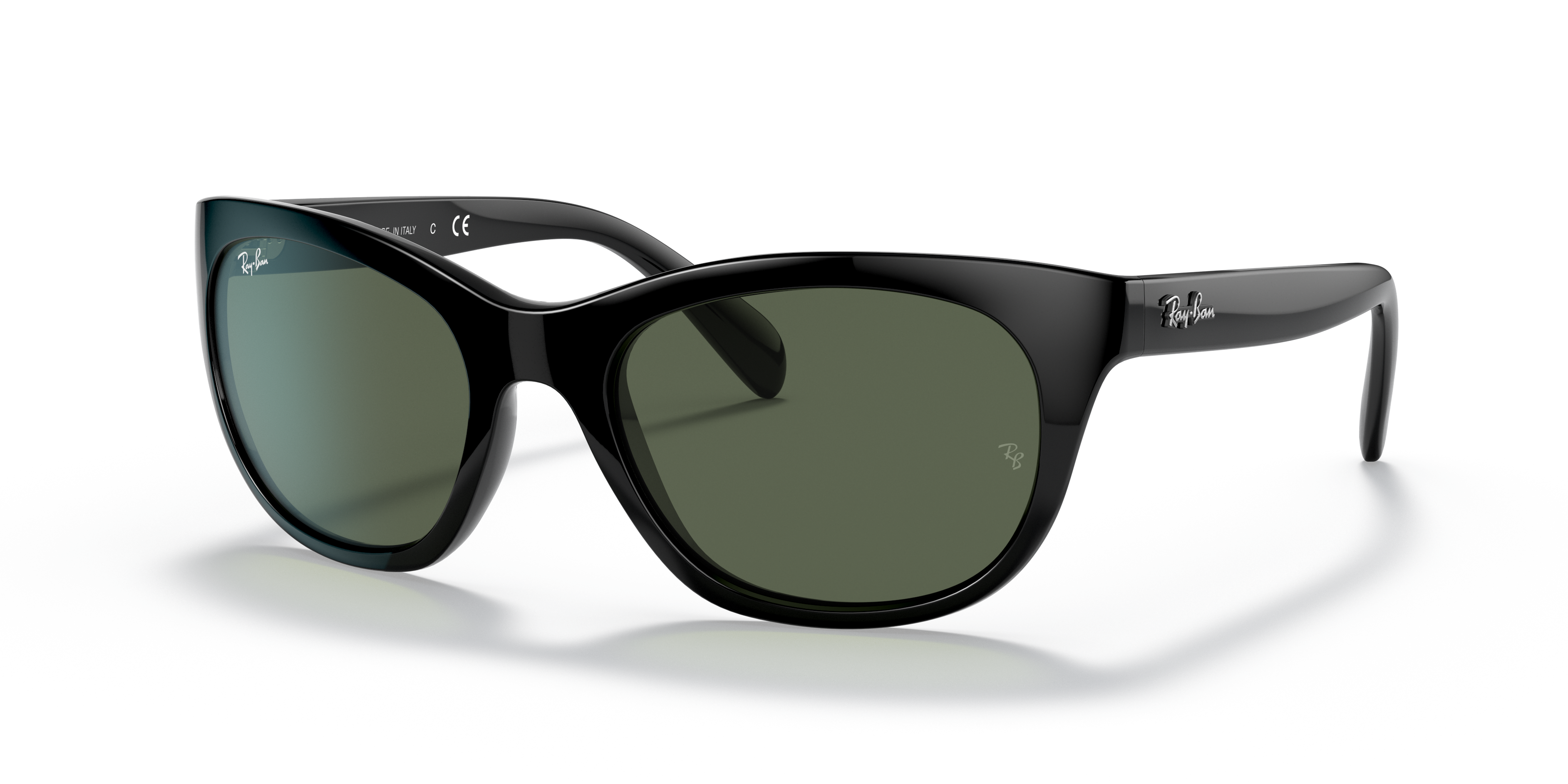 Angle_Left01 Ray-Ban RB 4216 Sunglasses Green / Black