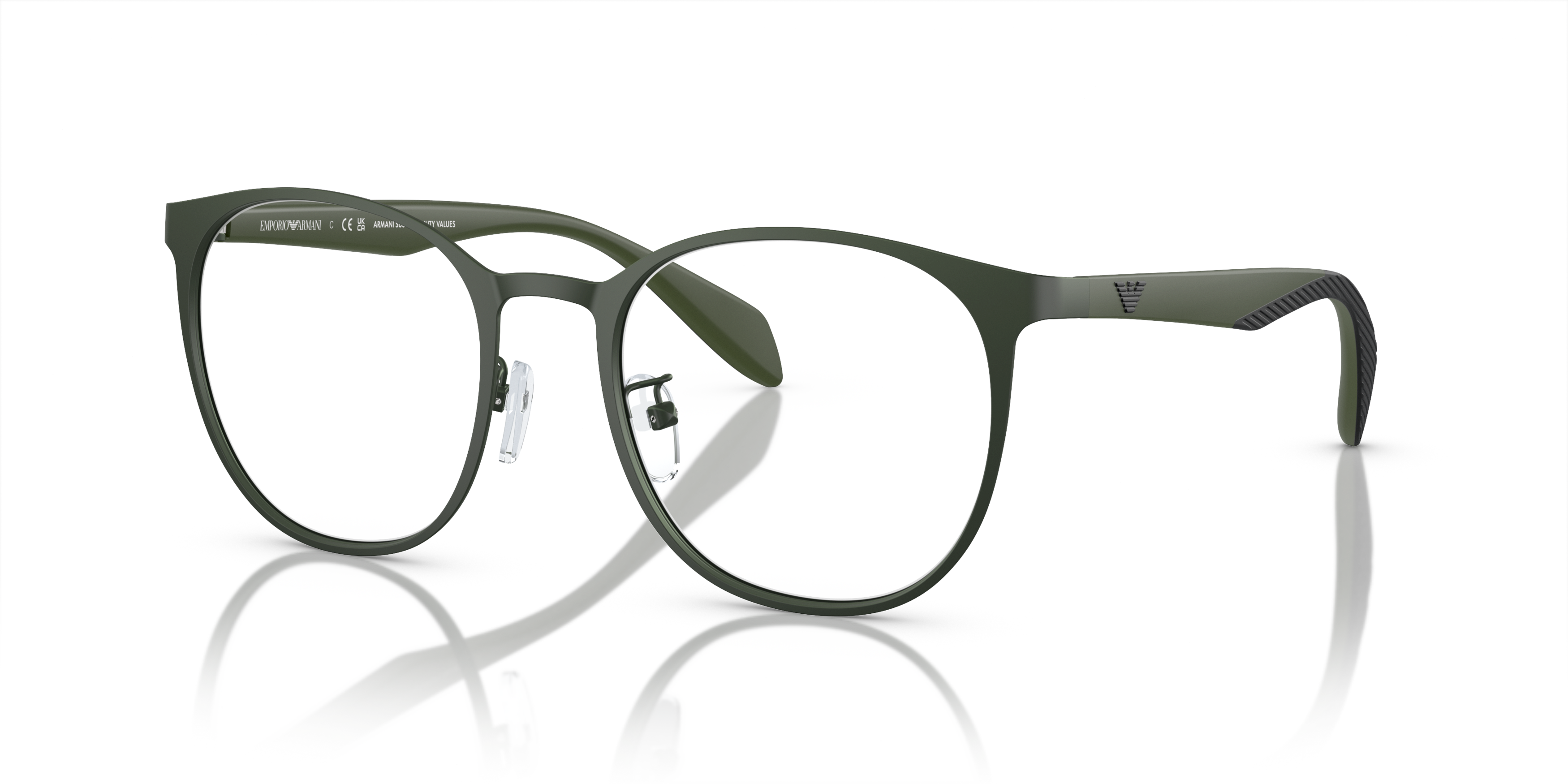 Angle_Left01 Emporio Armani EA 1148 Glasses Transparent / Black
