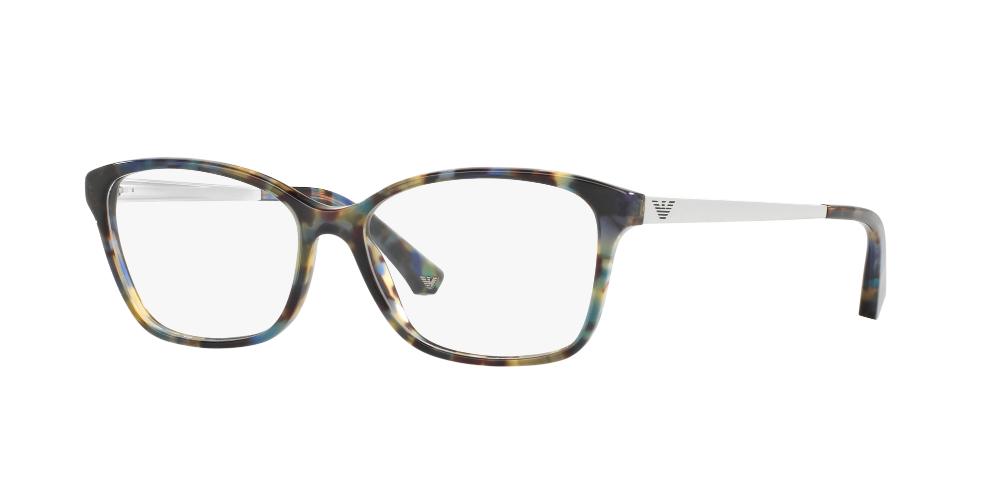 Angle_Left01 Emporio Armani EA 3026 Glasses Transparent / Tortoise Shell