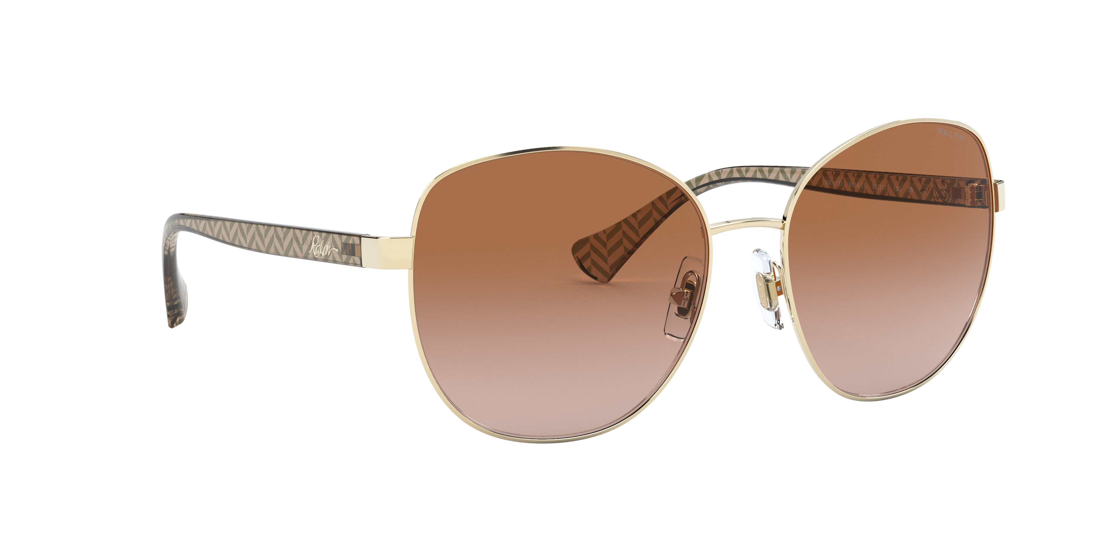 Angle_Right01 Ralph by Ralph Lauren RA 4131 Sunglasses Brown / Gold